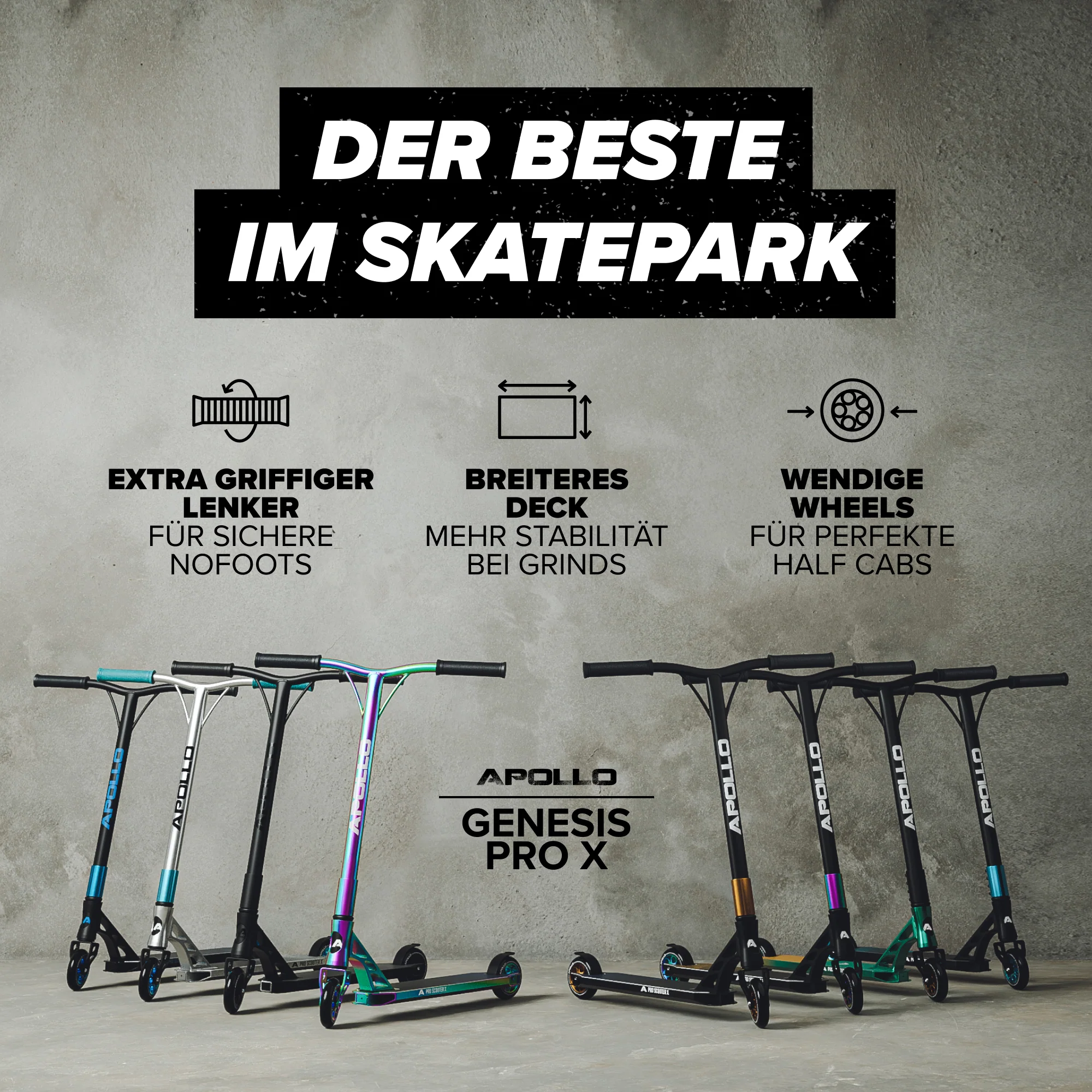 High End Stunt Scooter - Genesis Pro X Stuntscooter mit ABEC 9 Kugellagern - Image 48