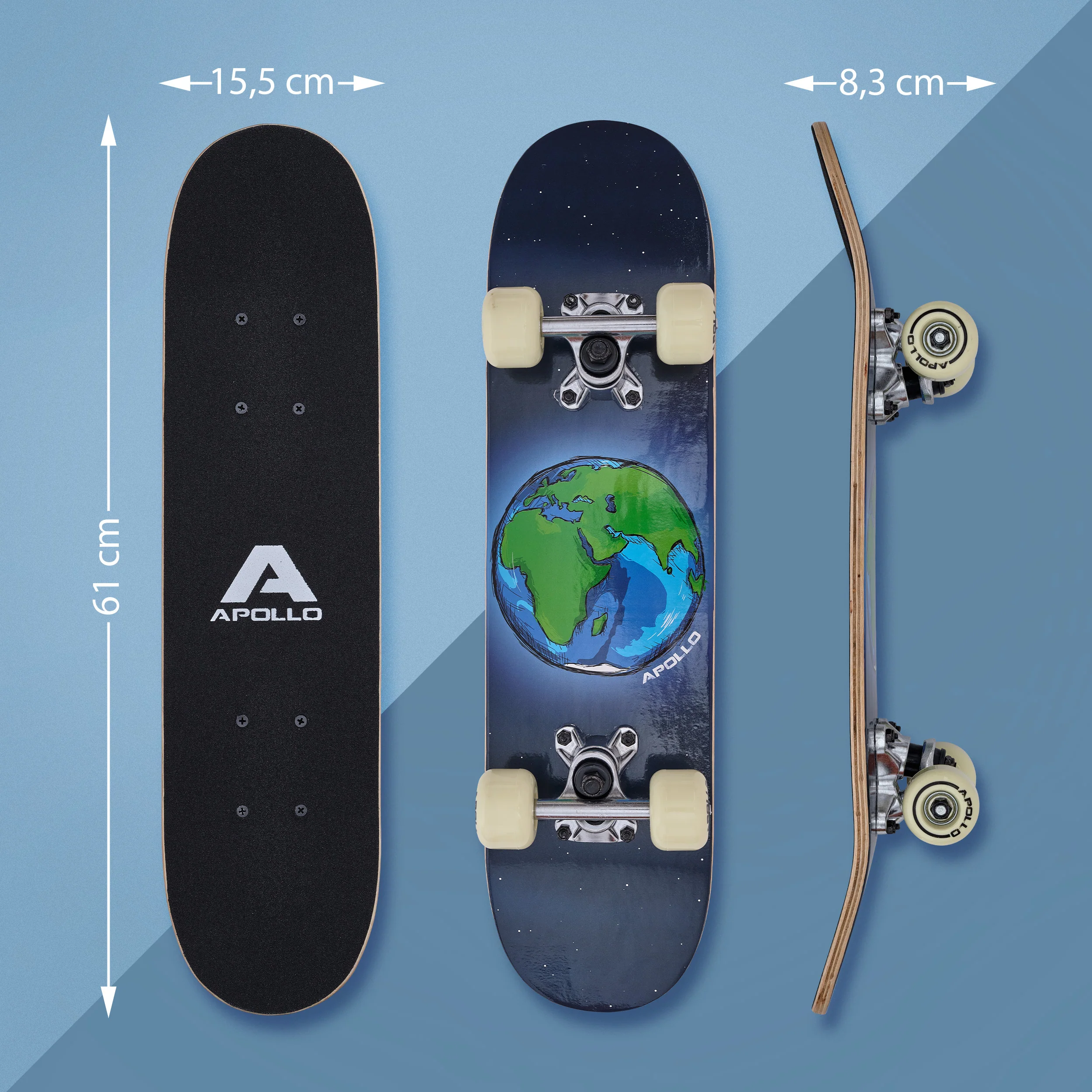 Kinder Skateboard - Around the World - 61 cm - Image 5