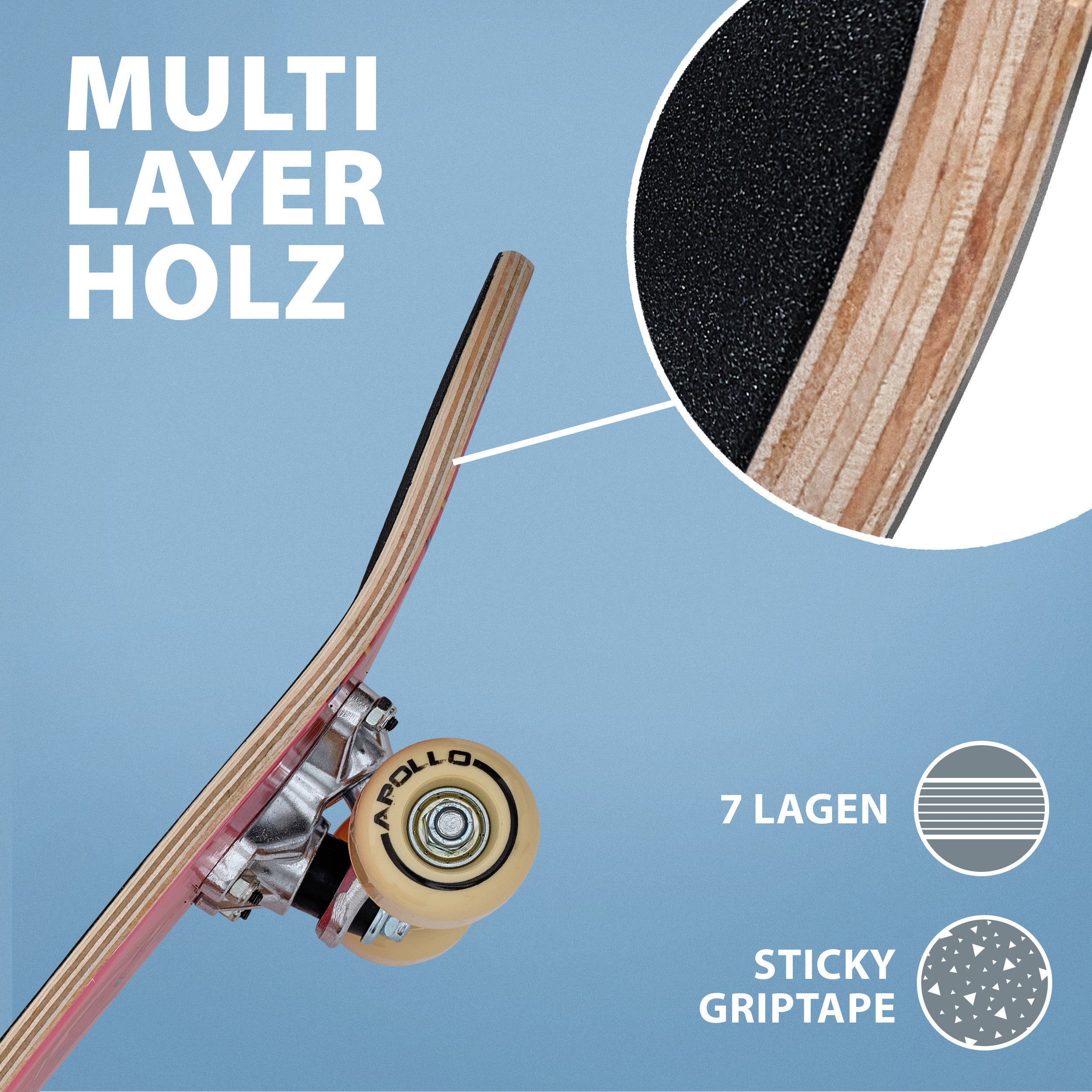 Kinder Skateboard - Donut - 61 cm - Image 4