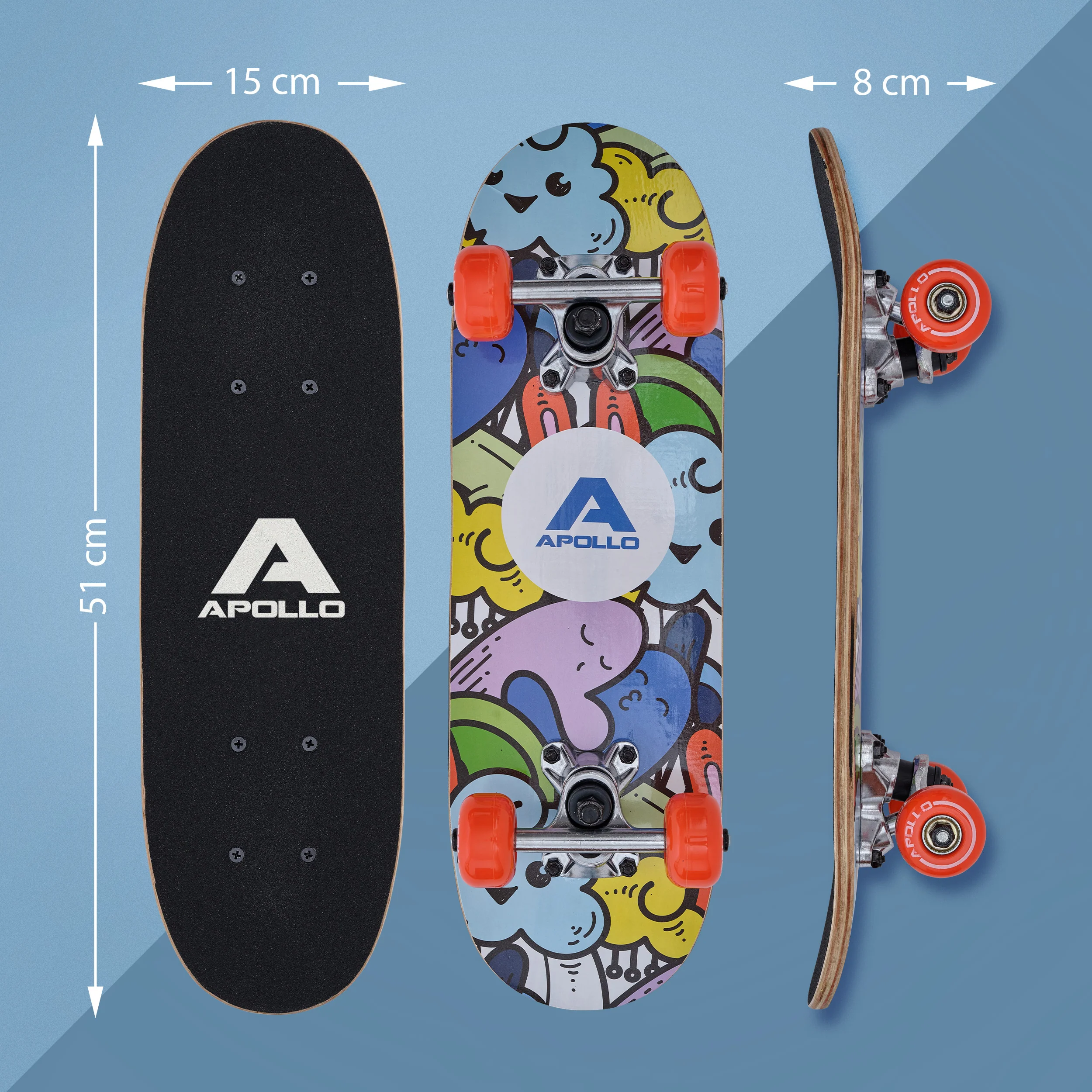 Kinder Skateboard - Fluffy - 51 cm - Image 5