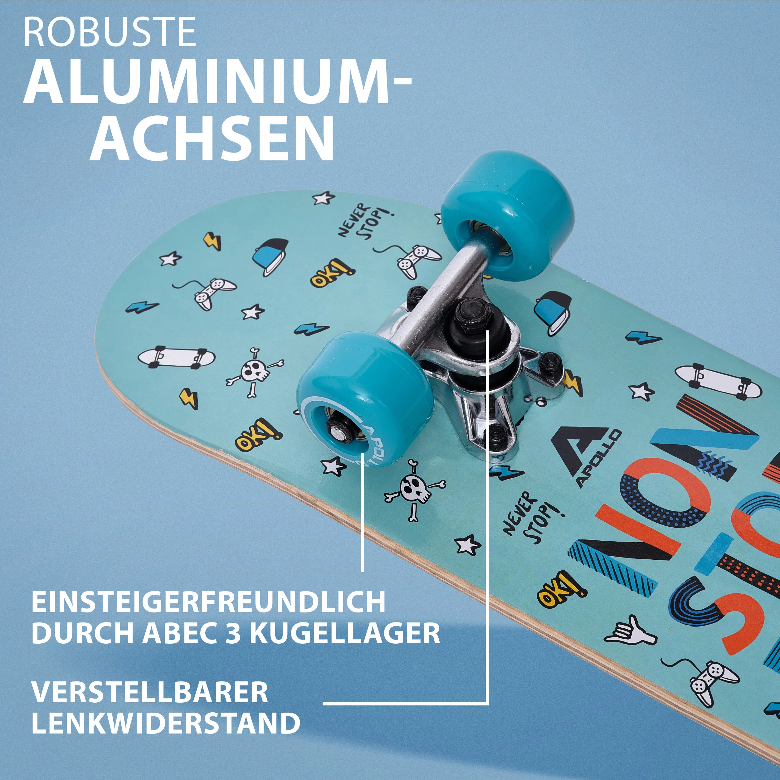Kinder Skateboard - FunFun - 61 cm - Image 3