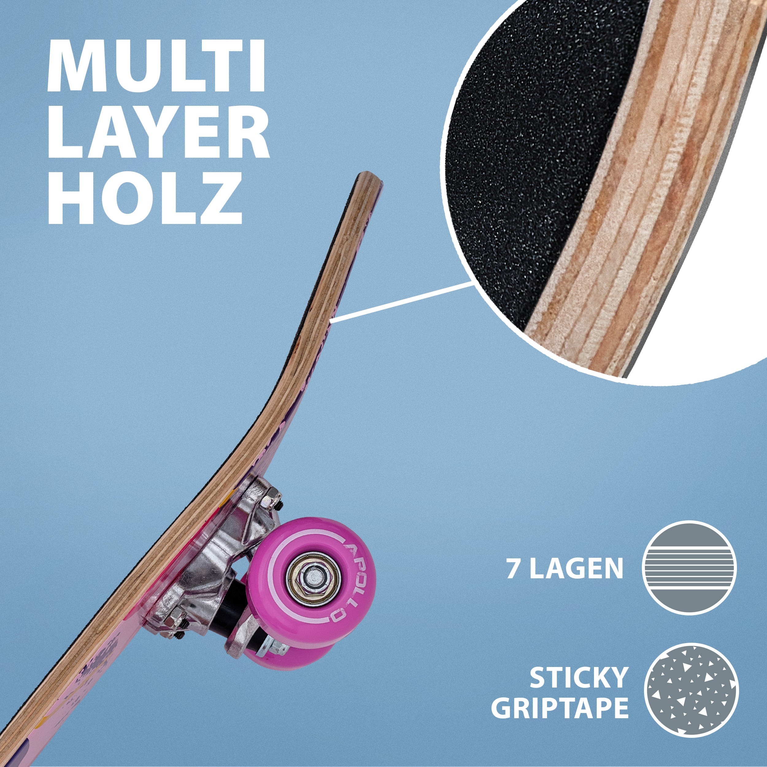 Kinder Skateboard - Graffiti - 61 cm - Image 4