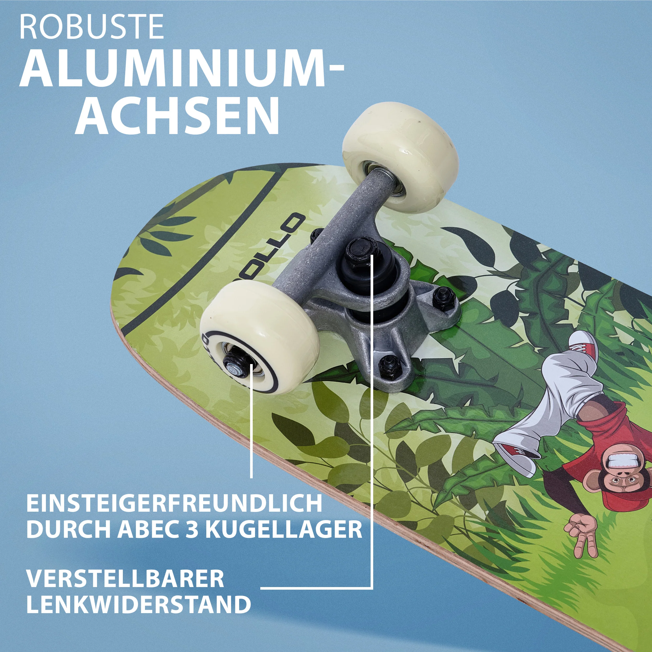 Kinder Skateboard - Monkey Man - 51 cm - Image 3