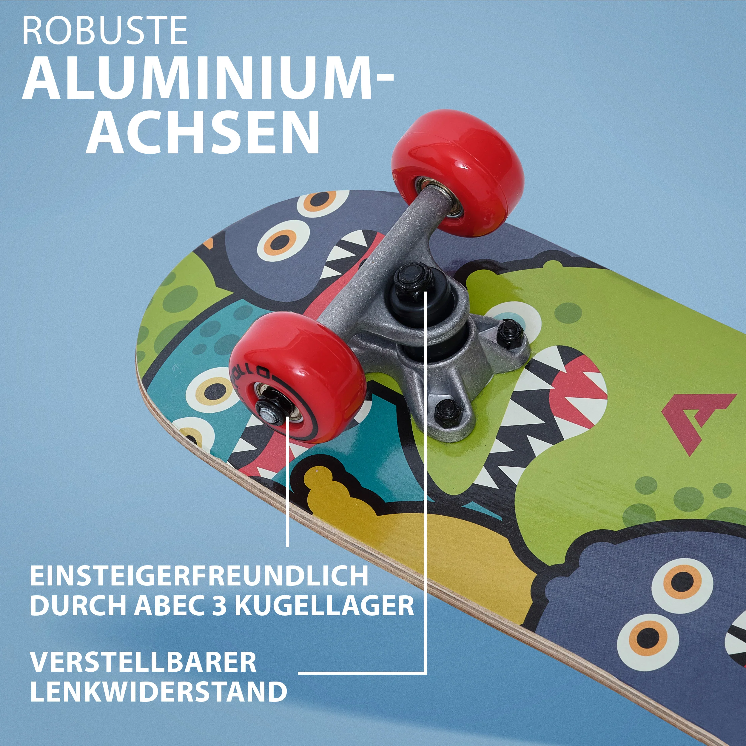 Kinder Skateboard - Monsterskate - 51 cm - Image 3