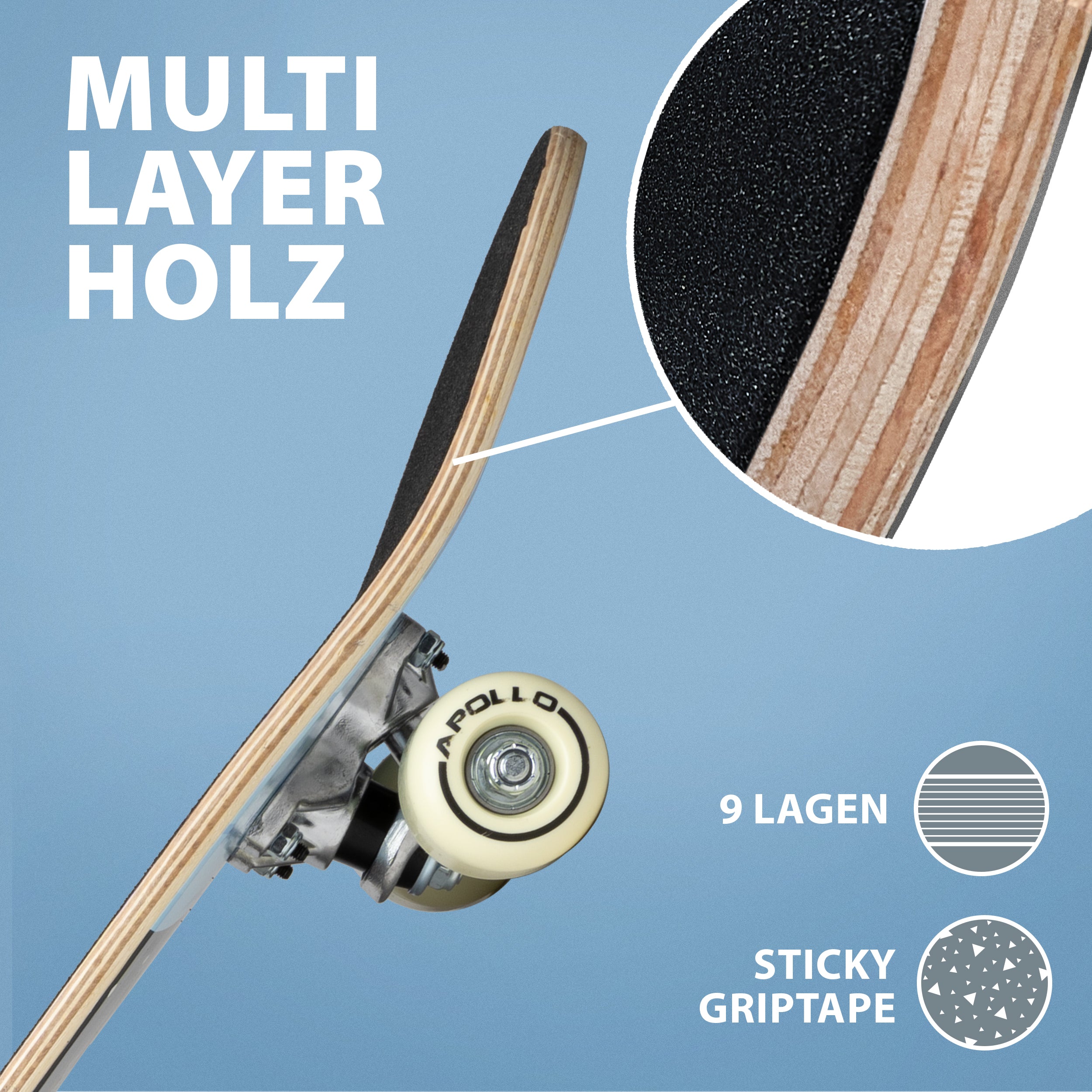 Kinder Skateboard - Spacewalk - 61 cm - Image 4