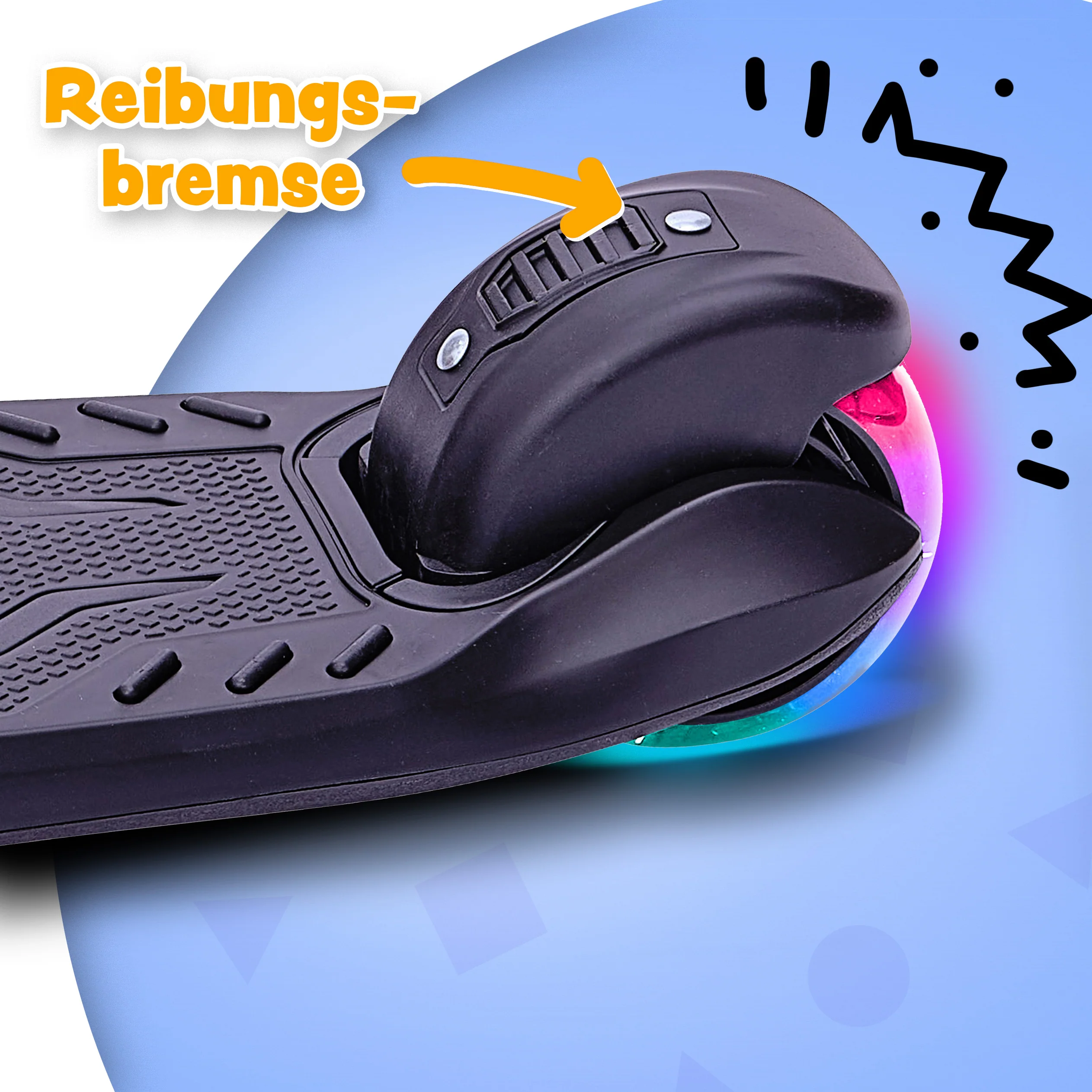 Kinderscooter "KidsPro4" klappbarer LED Roller - Image 12