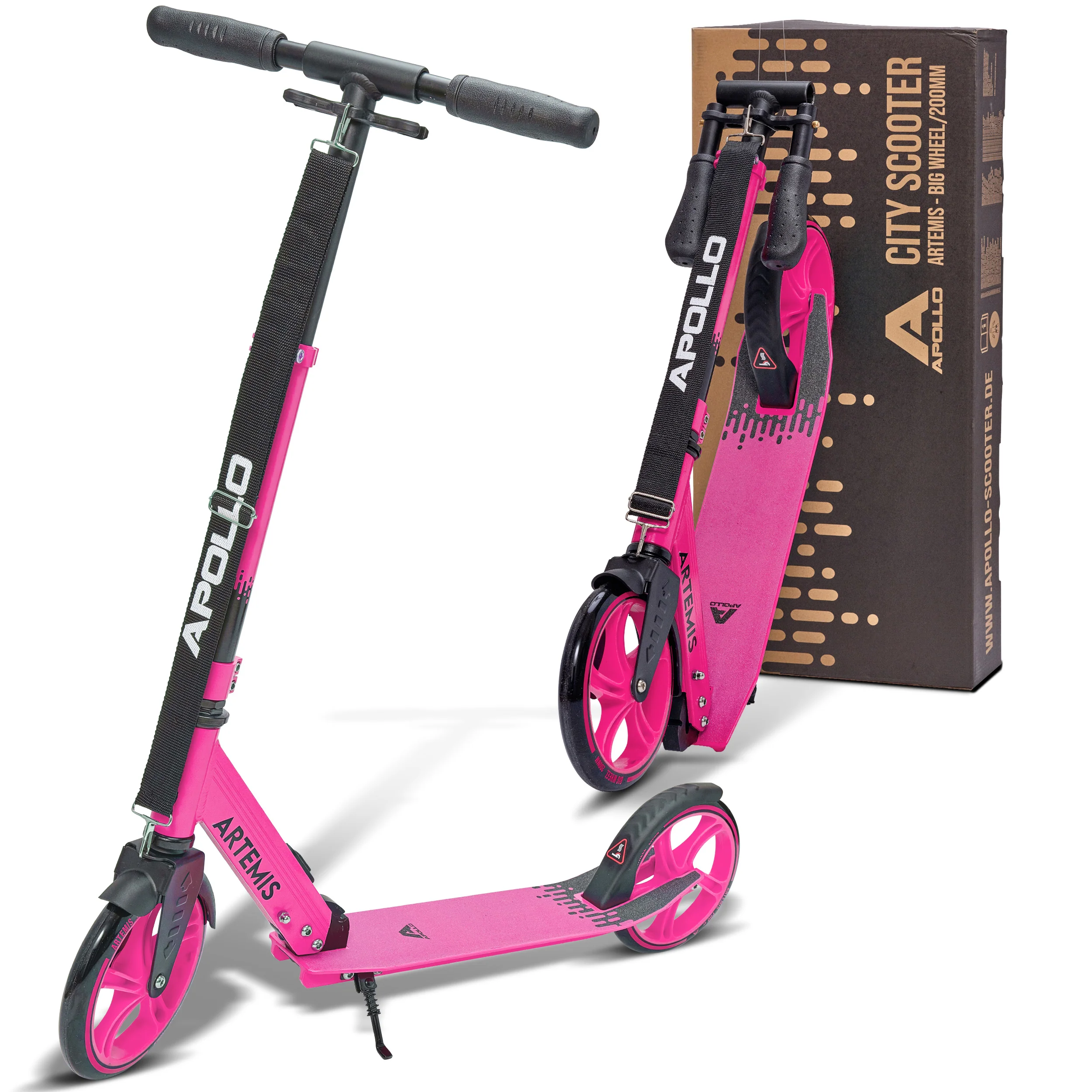 Klappbarer City Roller "Artemis" höhenverstellbarer Tretroller für Kinder & Jugendliche - Image 23