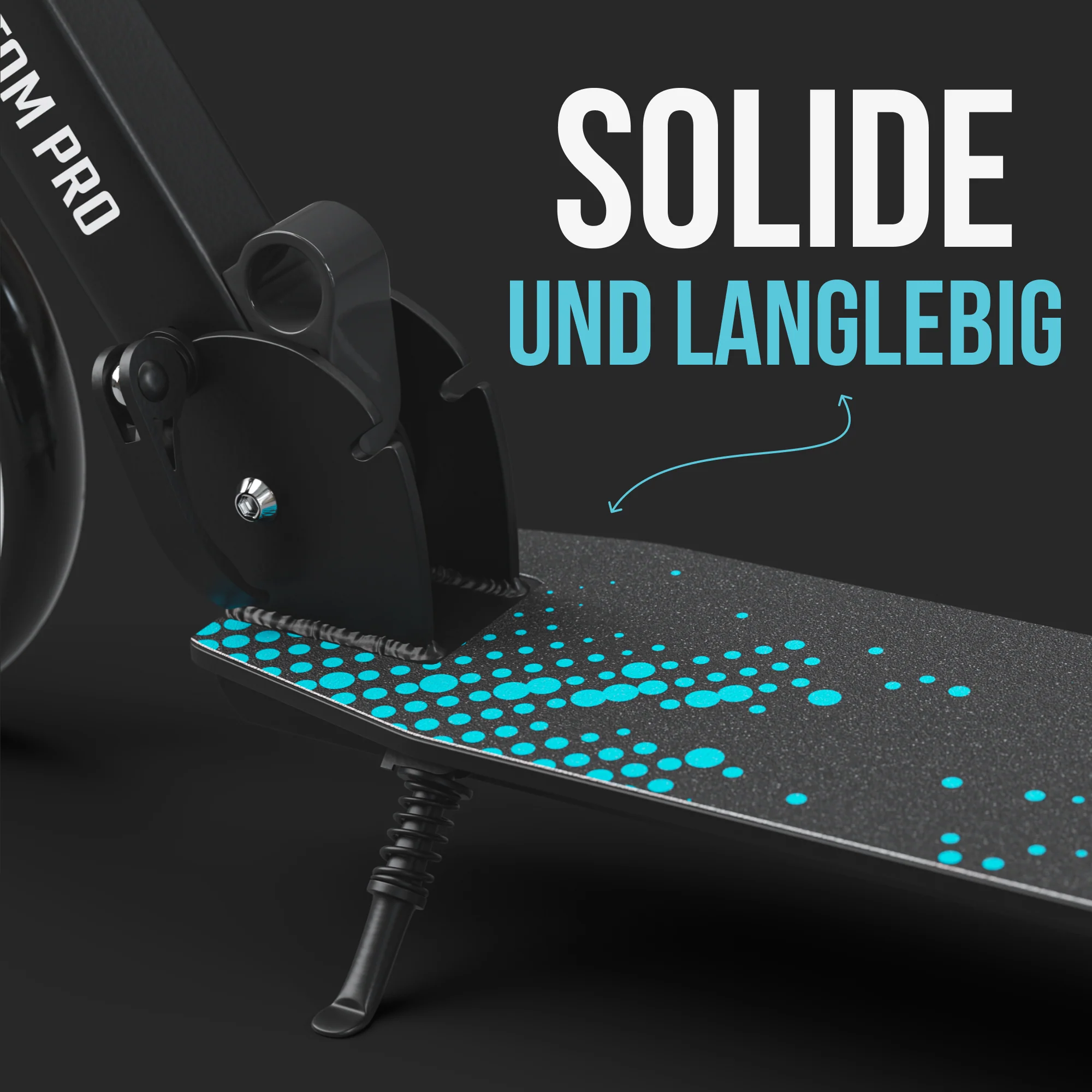 Klappbarer City Roller für Kinder "Phantom" höhenverstellbarer Tretroller - Image 68