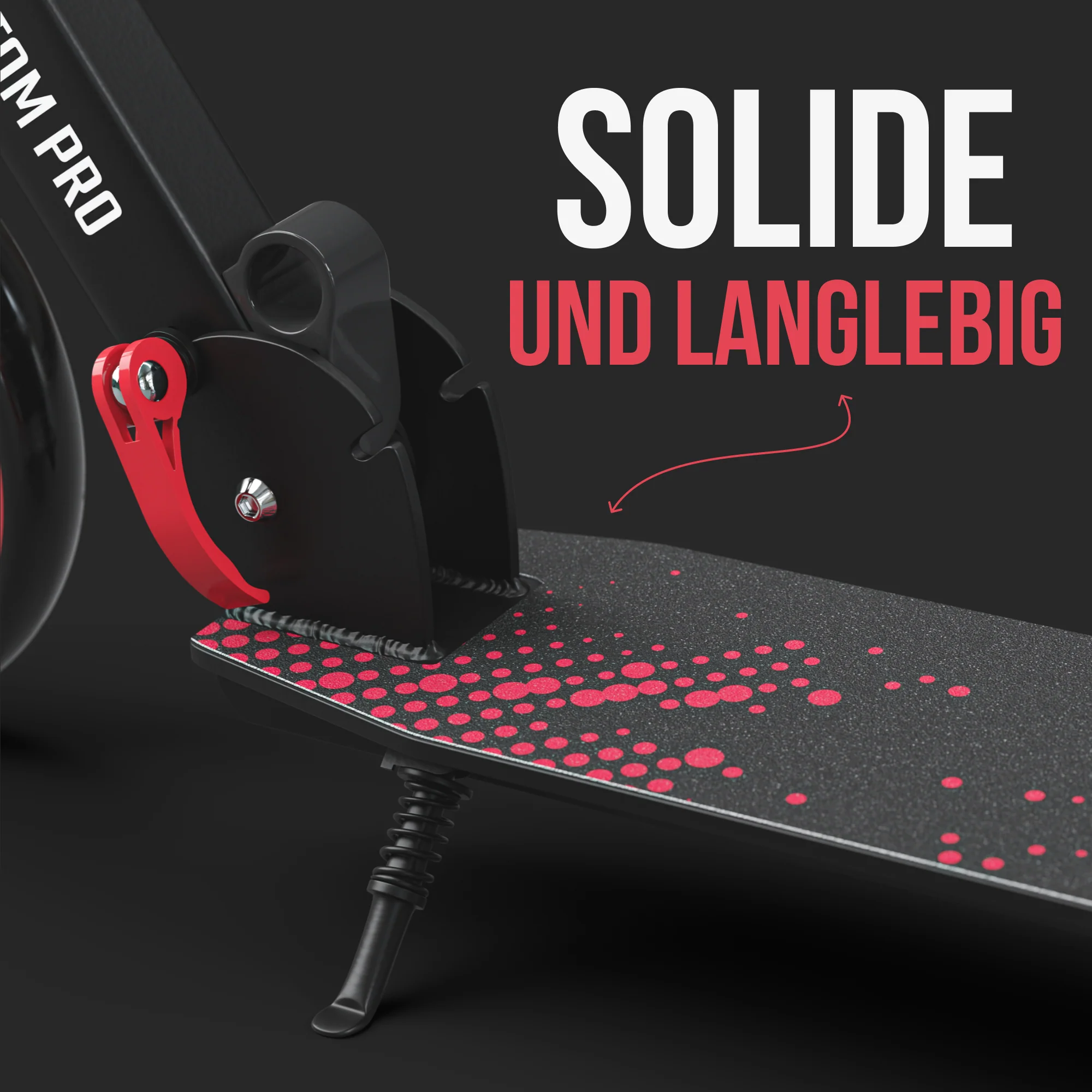 Klappbarer City Roller für Kinder "Phantom" höhenverstellbarer Tretroller - Image 75