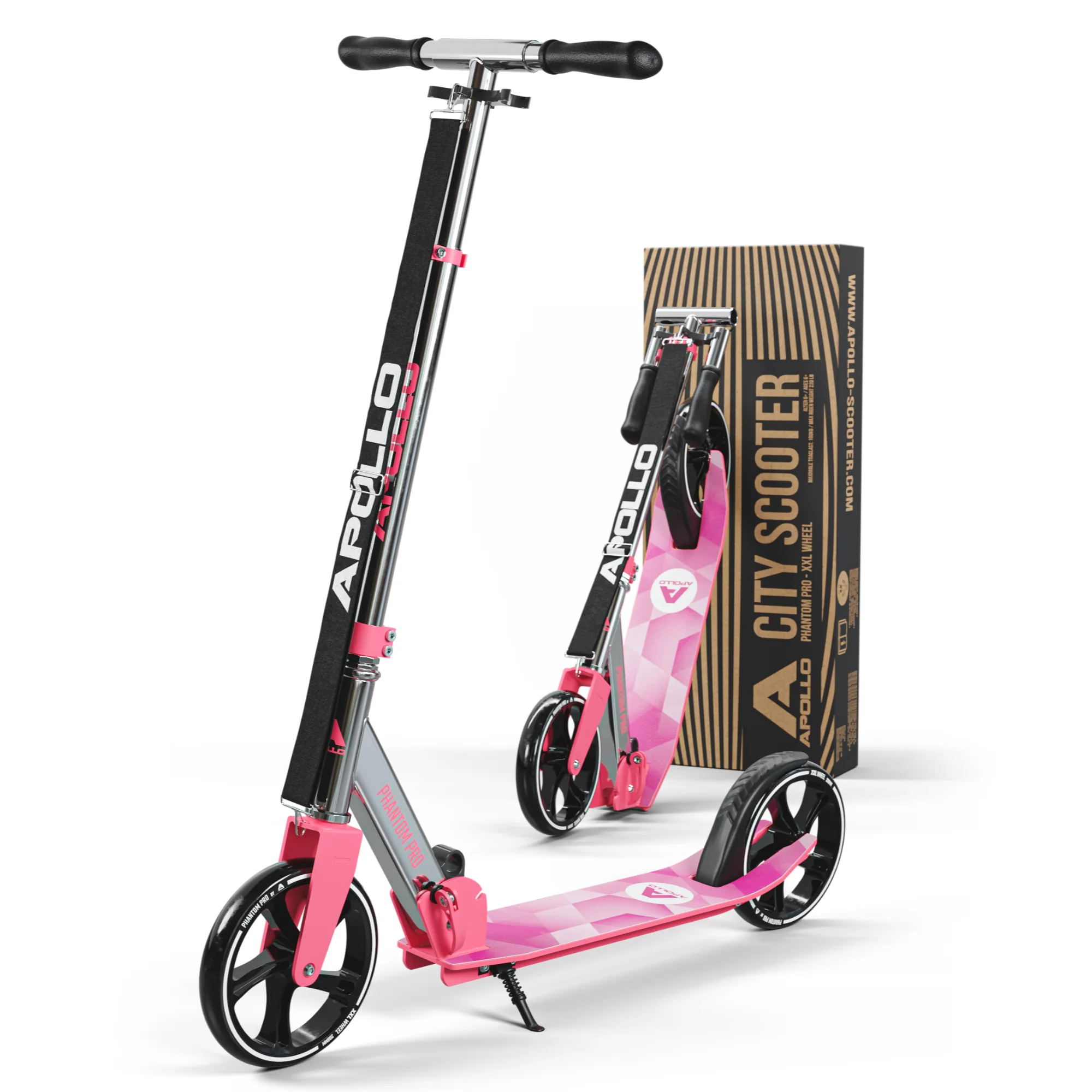 Klappbarer City Roller für Kinder "Phantom" höhenverstellbarer Tretroller - Image 78