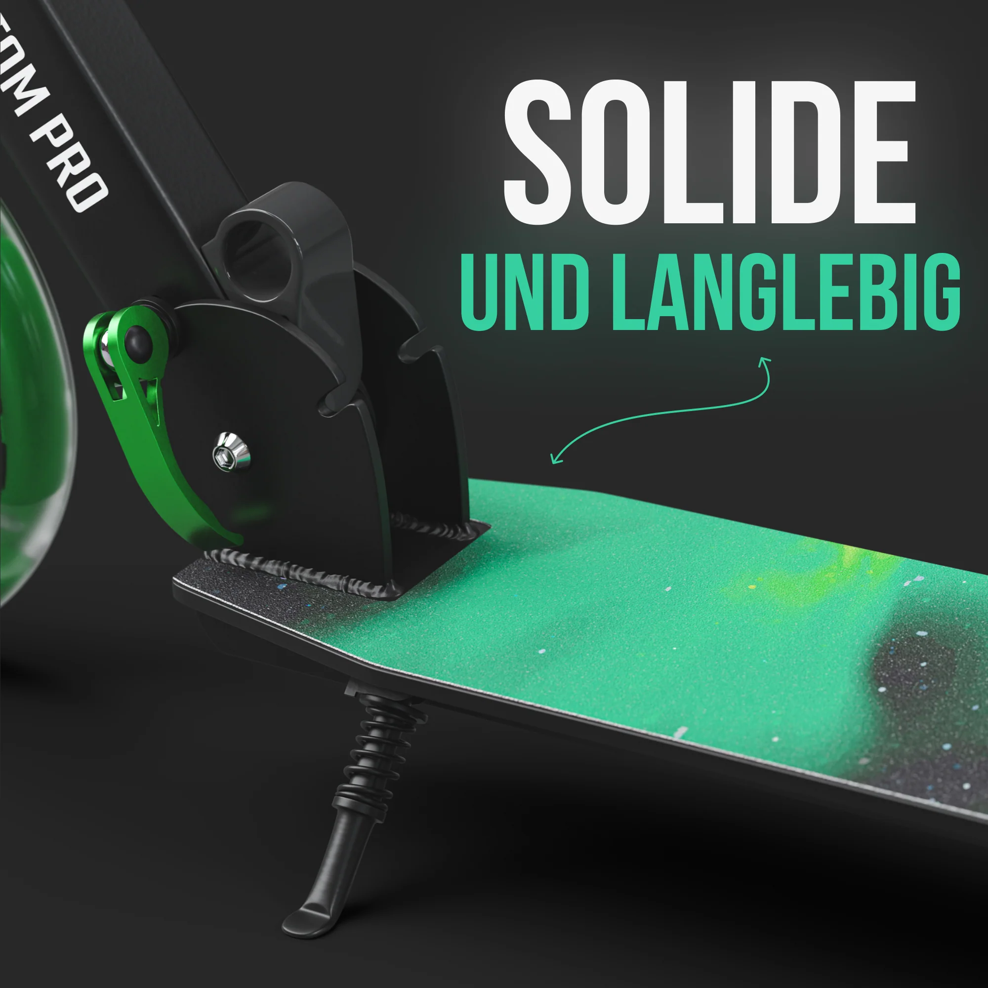 Klappbarer City Roller für Kinder "Phantom" höhenverstellbarer Tretroller - Image 89