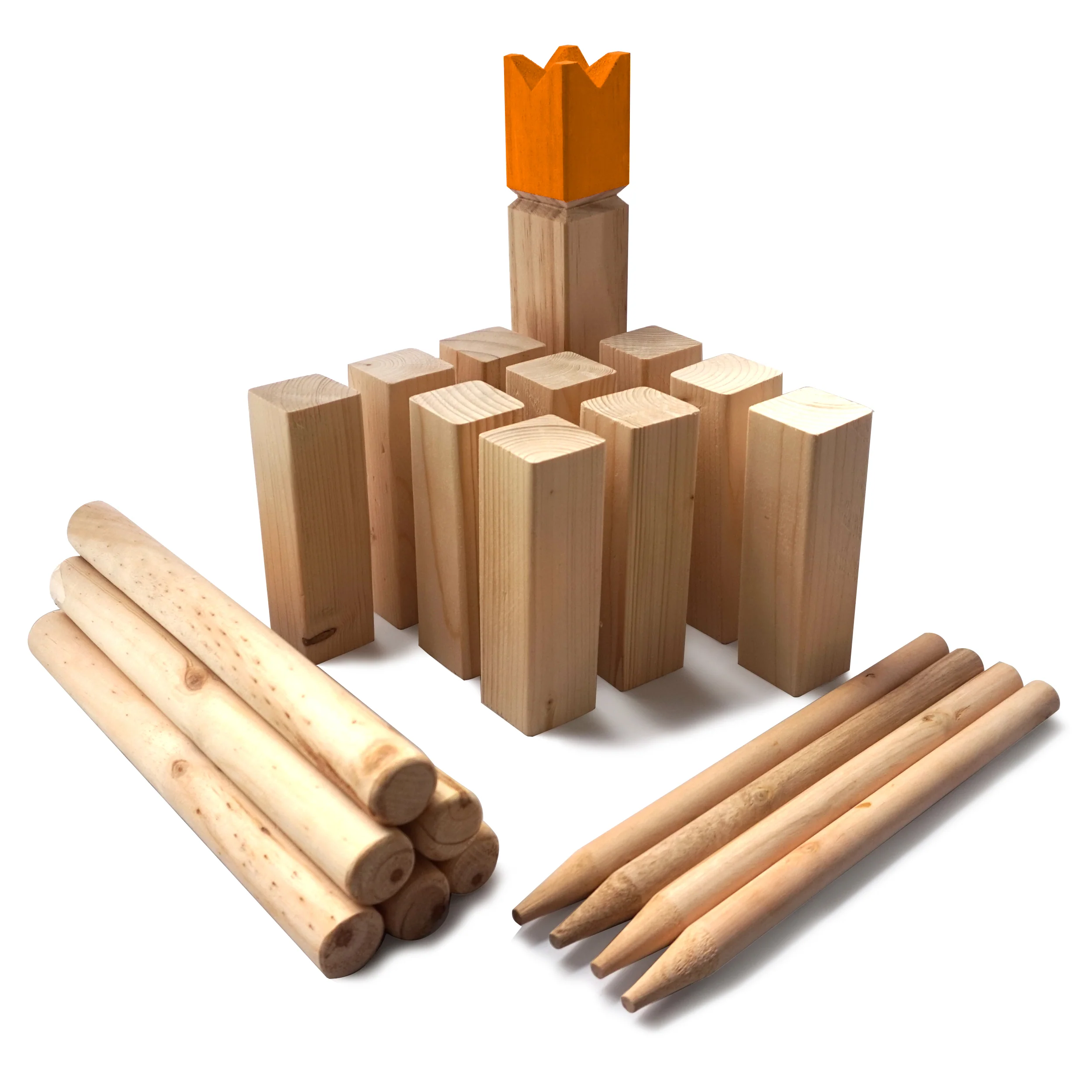Kubb - Original Wikinger Wurfspiel - Holz Schach Kegel Spiel von Ocean5 - Image 8