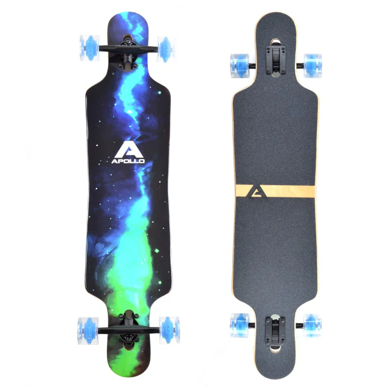 Longboard - Galaxy LED TwinTip DT - 40" inkl. T-Tool von Apollo