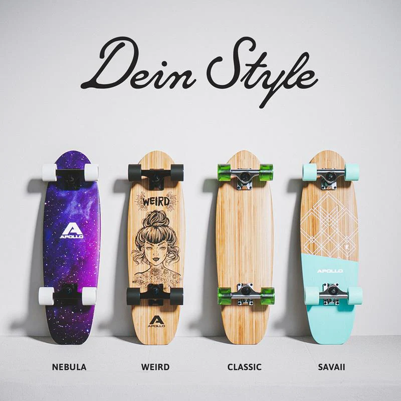Mini-Longboard - Nebula Midi - 27" Midi Cruiser als Komplett-Board - Image 5