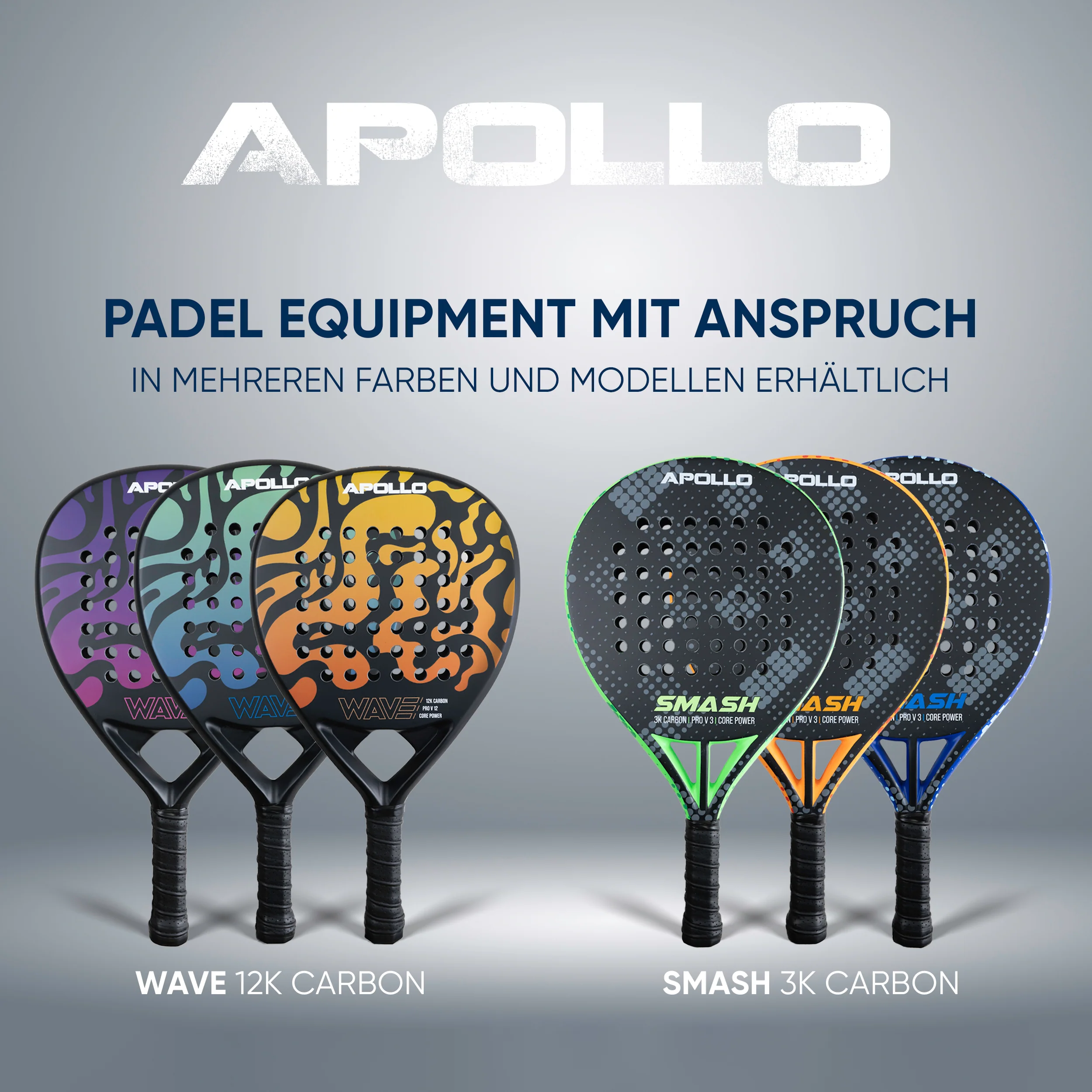 Padelschläger / Padel Rackets - 12 K Wave - Image 12