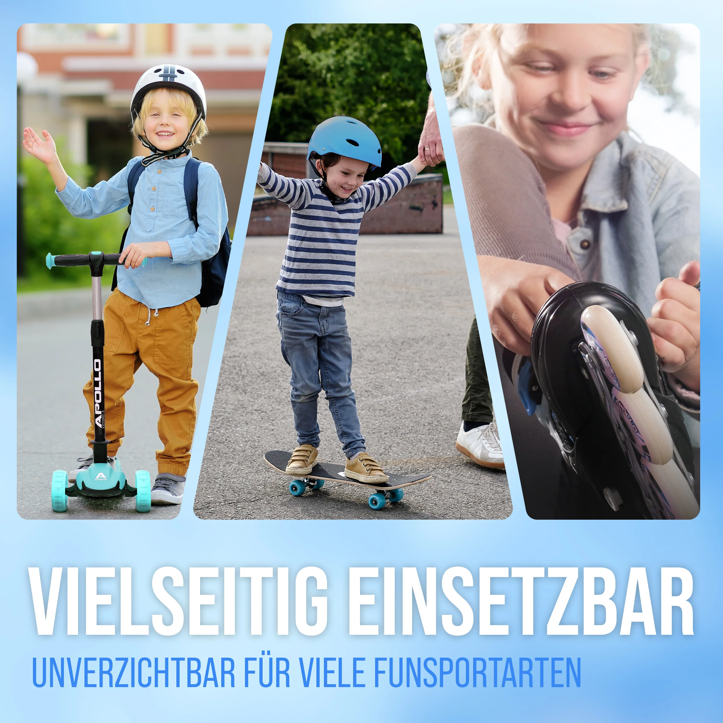 Apollo Schoner Set für Kinder, Knie und Ellenbogenschützer - Image 20