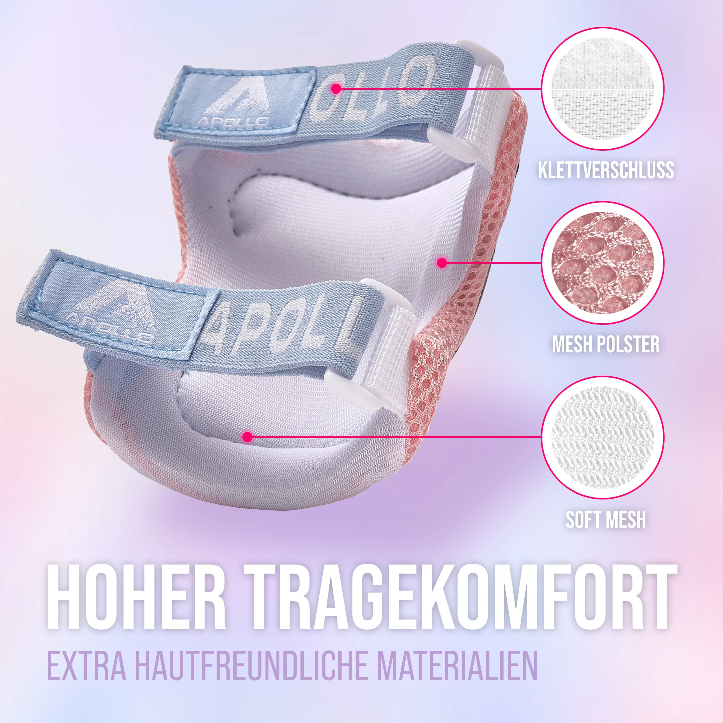 Apollo Schoner Set für Kinder, Knie und Ellenbogenschützer - Image 3