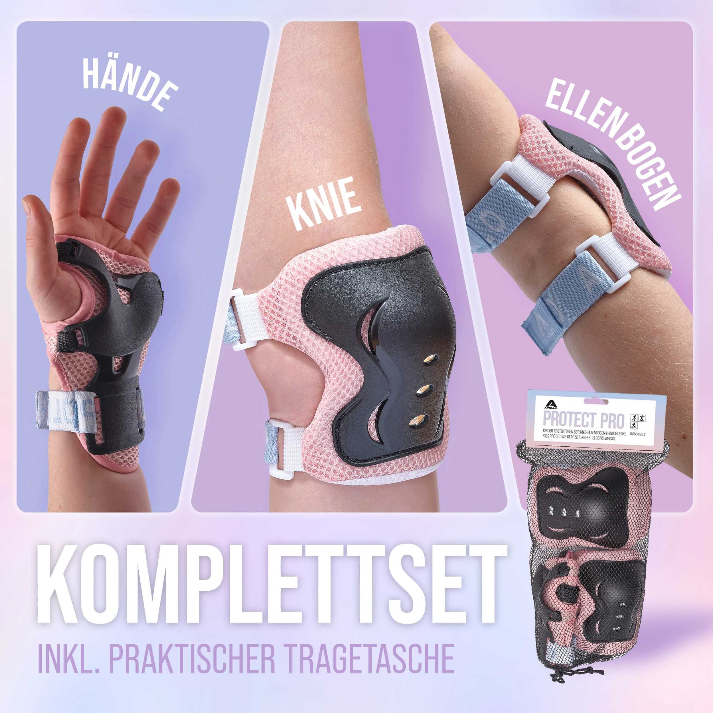 Apollo Schoner Set für Kinder, Knie und Ellenbogenschützer - Image 9