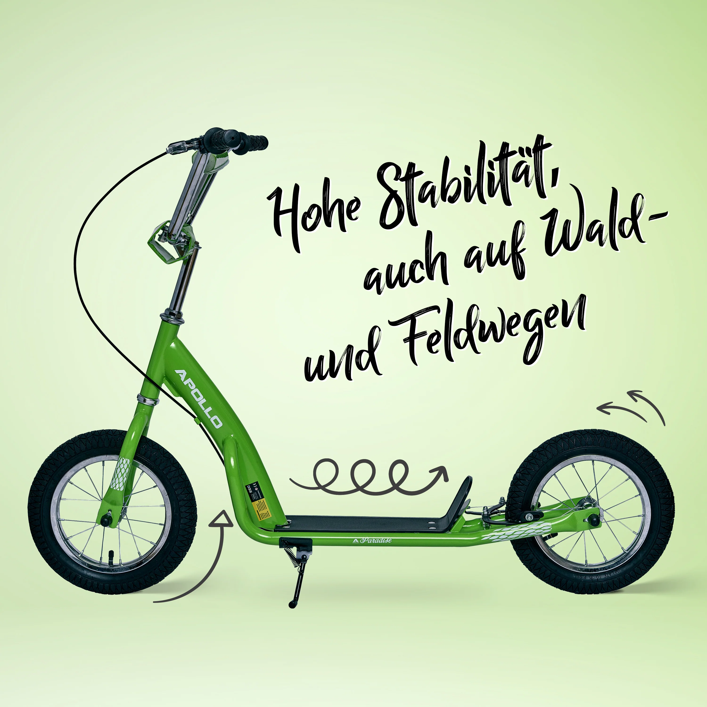 Retro Scooter Paradise Roller mit Luftreifen 12,5 Zoll - Image 10