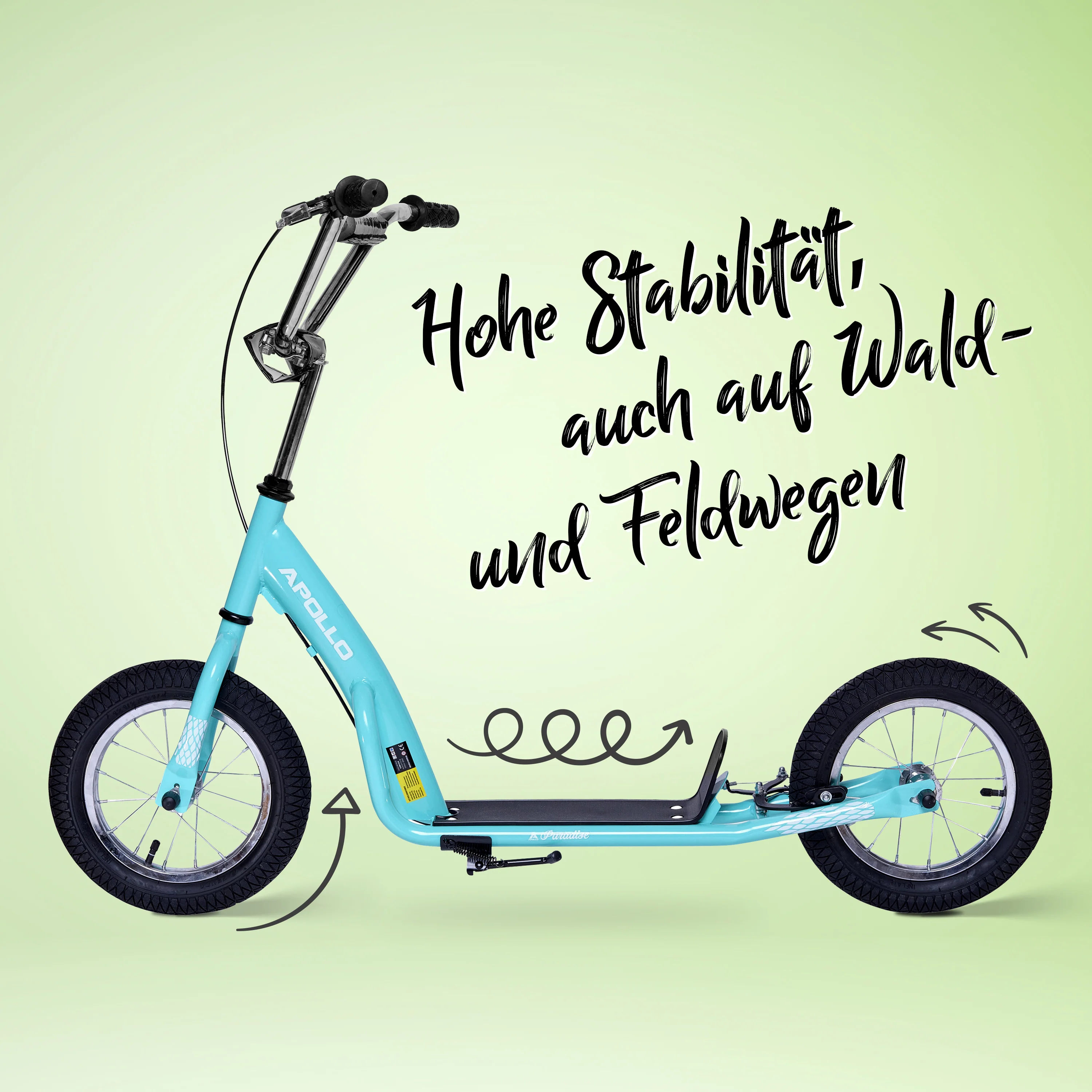 Retro Scooter Paradise Roller mit Luftreifen 12,5 Zoll - Image 17