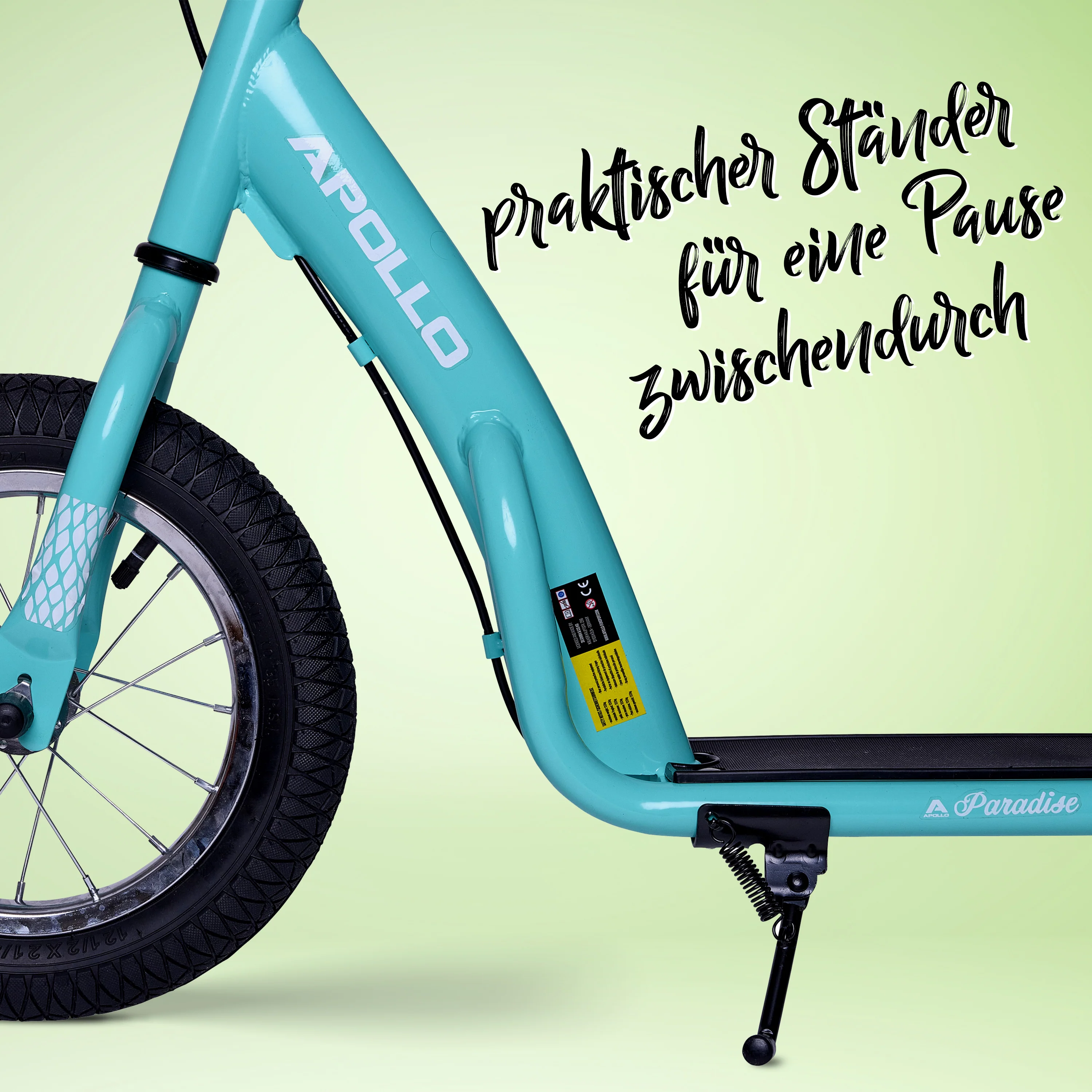 Retro Scooter Paradise Roller mit Luftreifen 12,5 Zoll - Image 18
