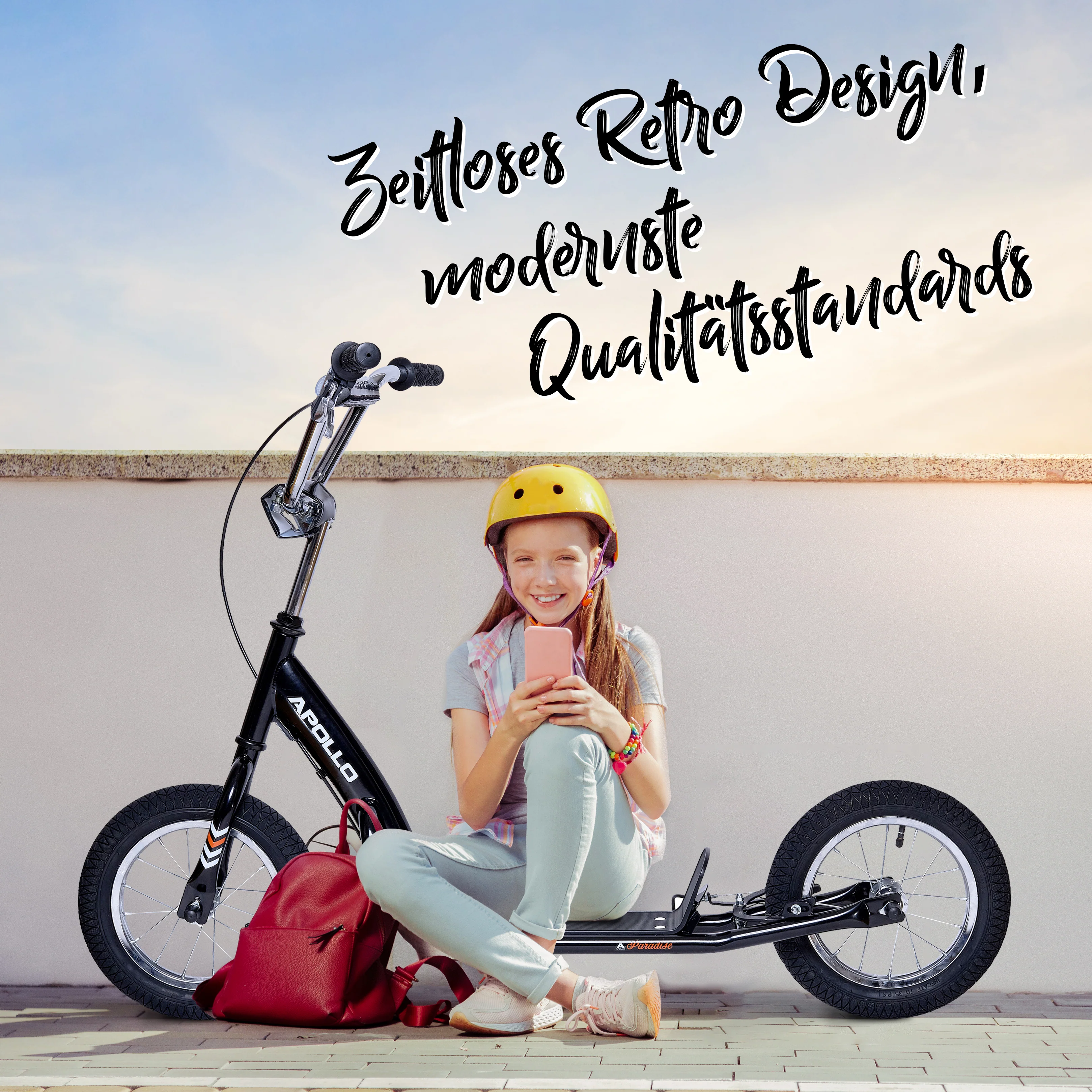 Retro Scooter Paradise Roller mit Luftreifen 12,5 Zoll - Image 28