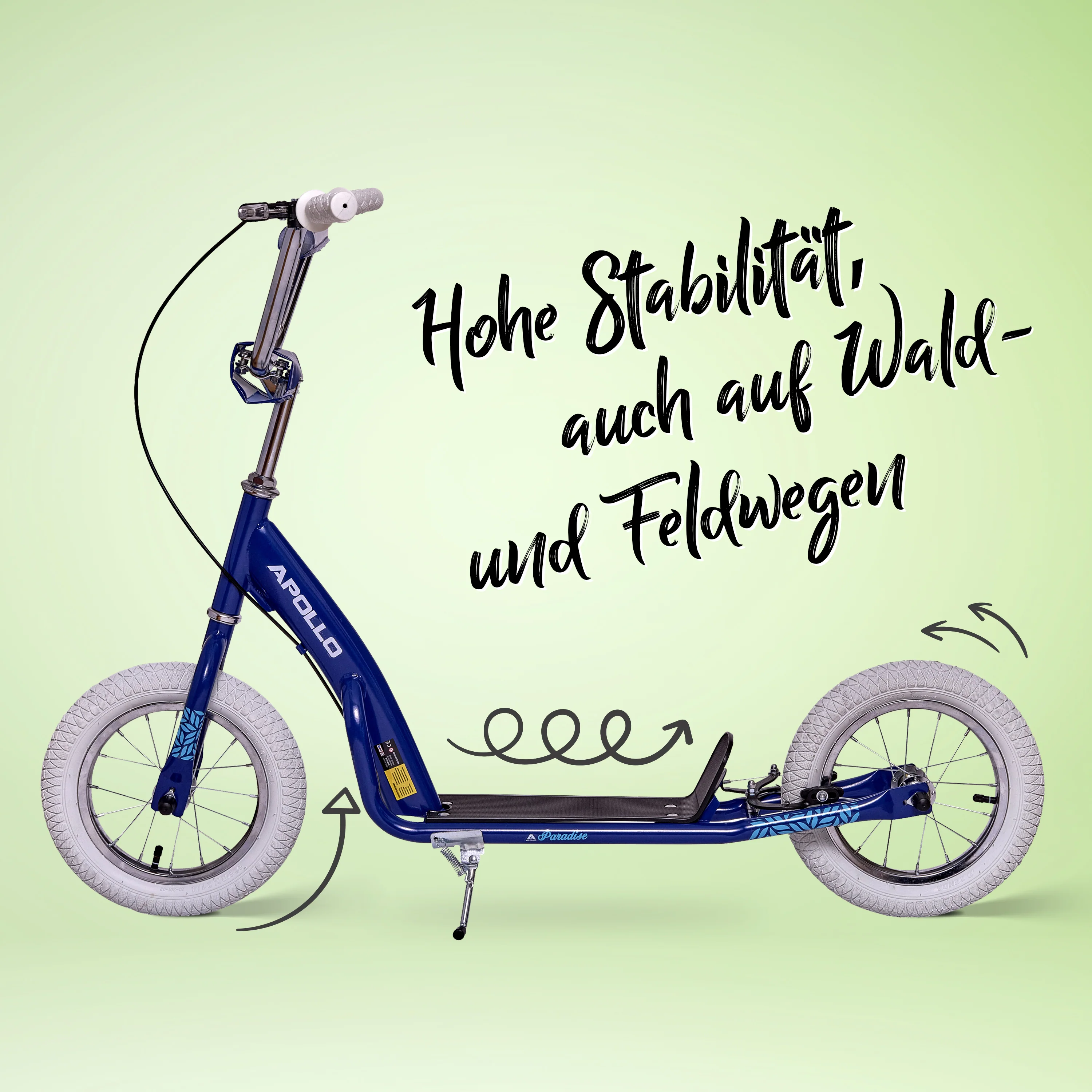 Retro Scooter Paradise Roller mit Luftreifen 12,5 Zoll - Image 38