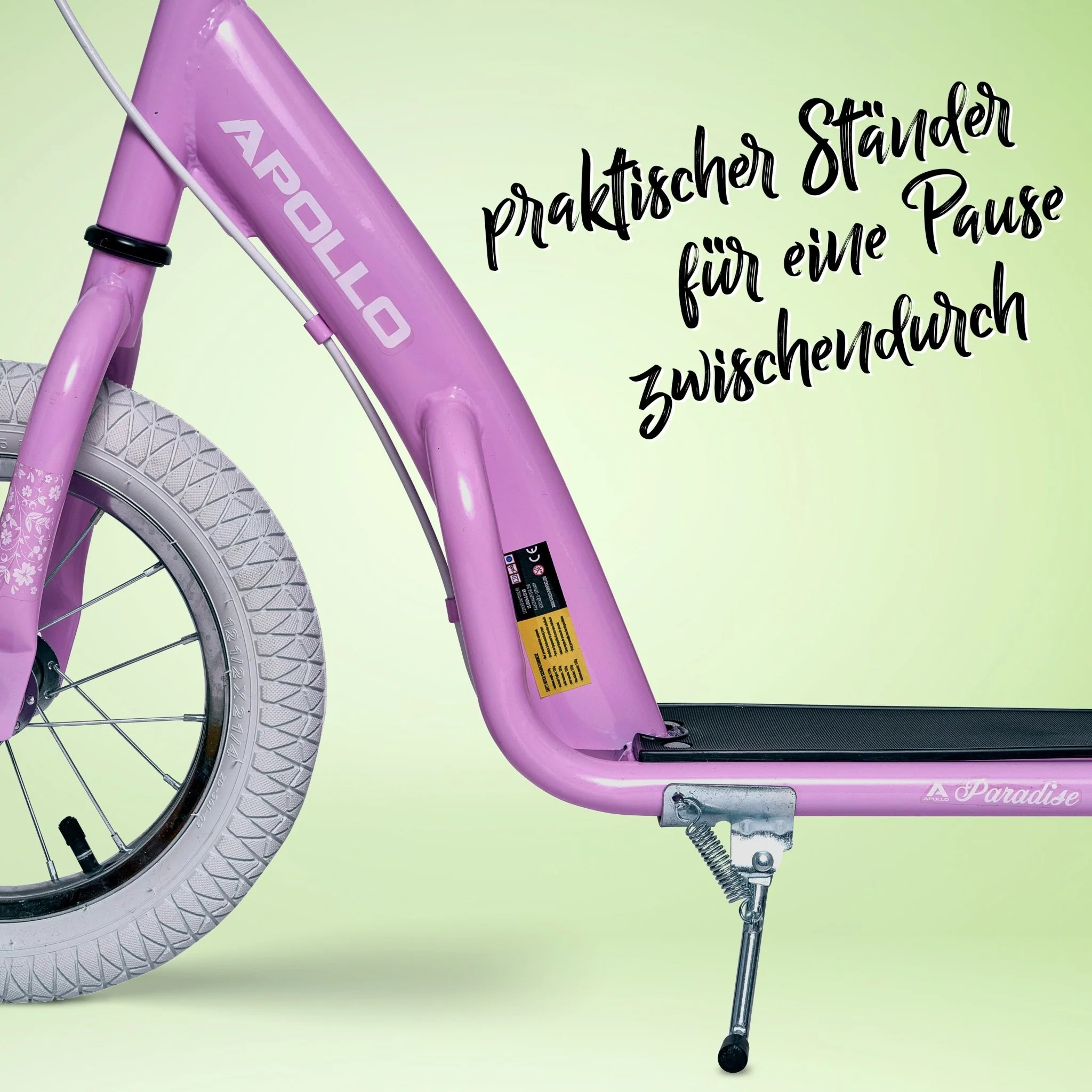 Retro Scooter Paradise Roller mit Luftreifen 12,5 Zoll - Image 4