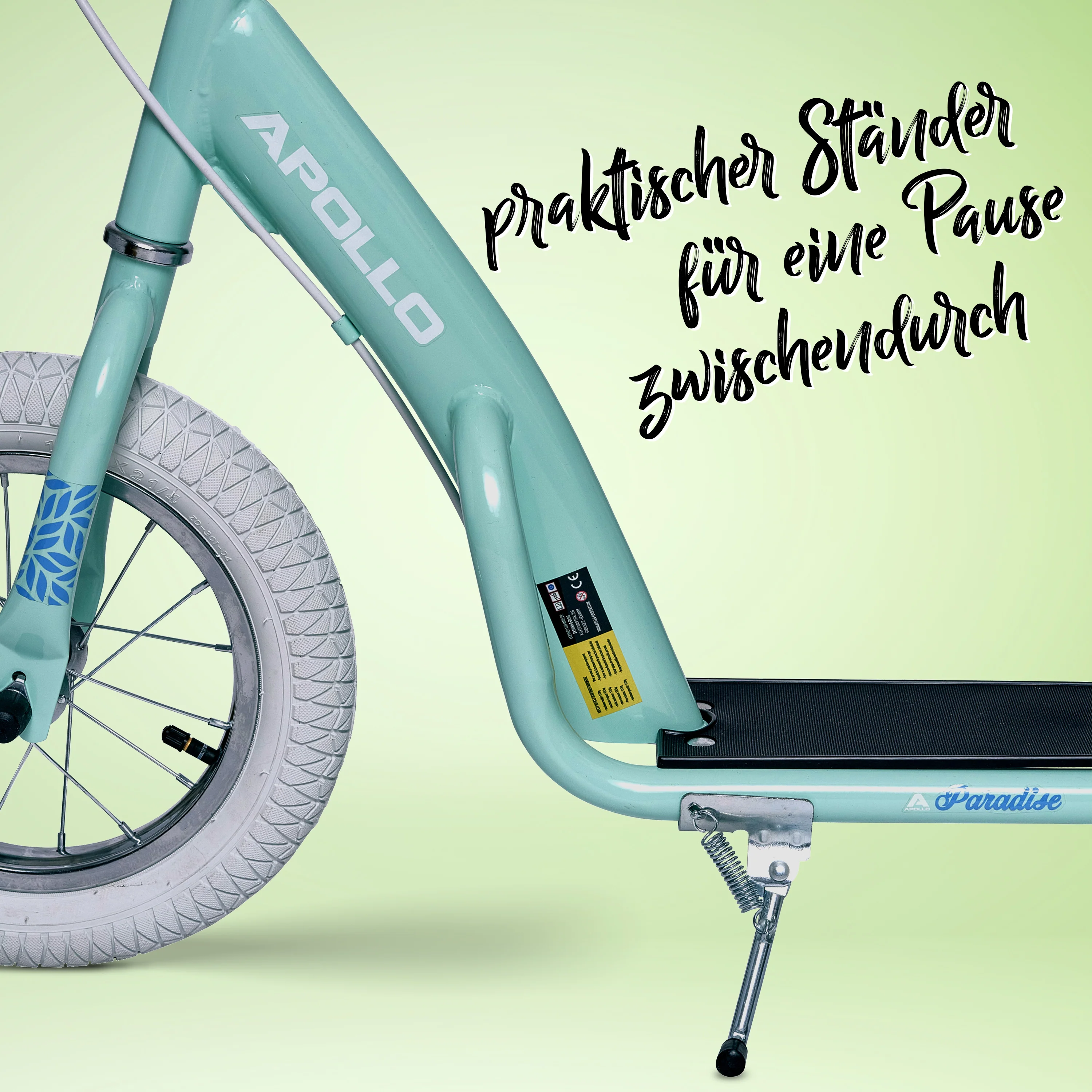 Retro Scooter Paradise Roller mit Luftreifen 12,5 Zoll - Image 46