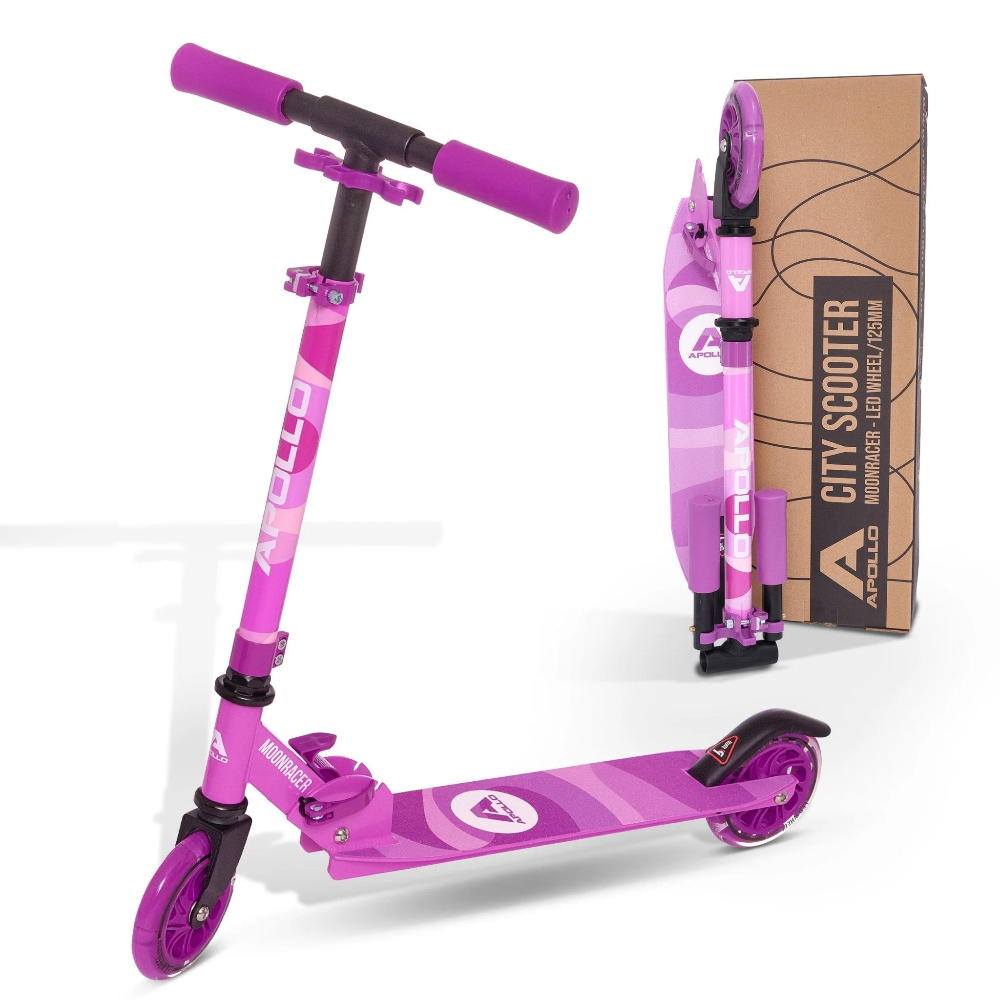 Scooter LED - "Moonracer" City Scooter Kinder mit Federung - Image 17