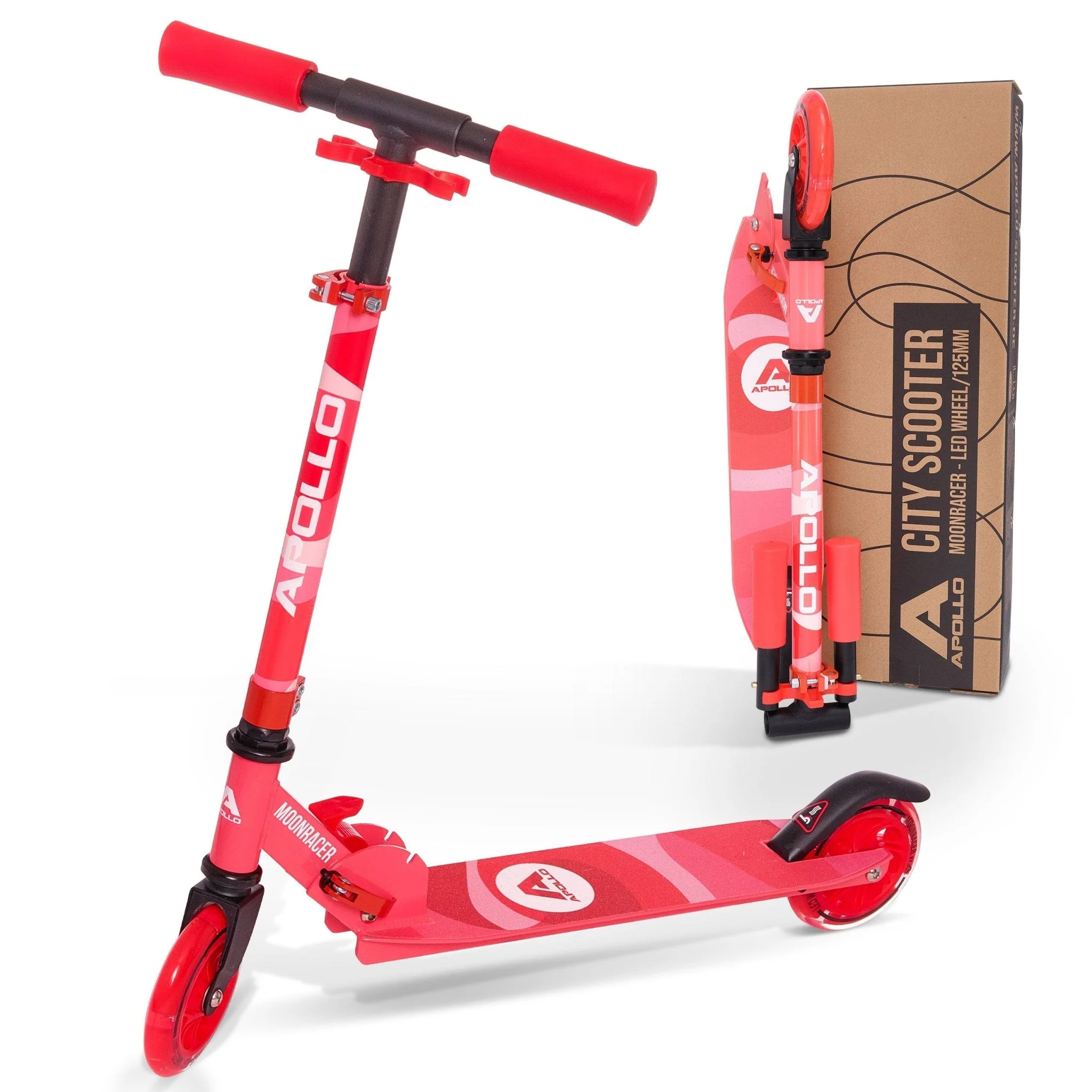 Scooter LED - "Moonracer" City Scooter Kinder mit Federung - Image 22
