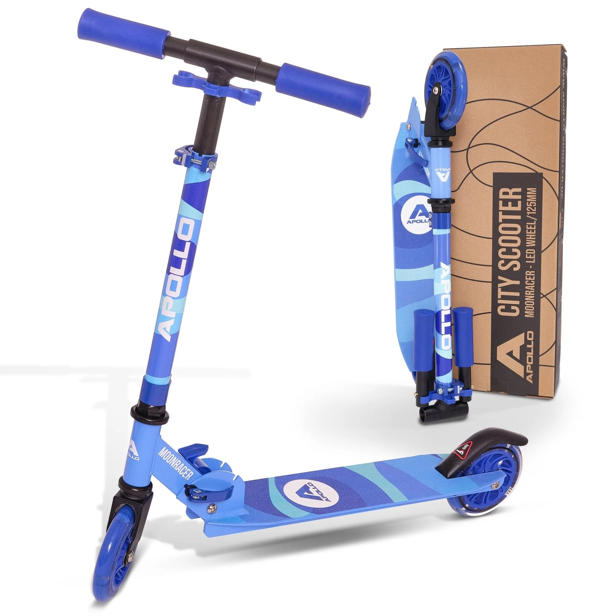 Scooter LED - "Moonracer" City Scooter Kinder mit Federung - Image 7