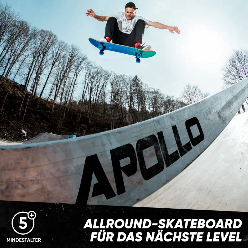 Skateboard - Fresh - 7-lagiges Holz-Komplettboard mit ABEC 7 von Apollo - Image 6