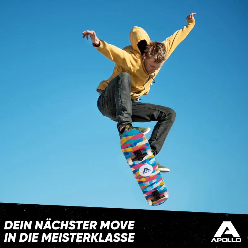Skateboard - Mosaik - 7-lagiges Holz-Komplettboard mit ABEC 7 - Image 10