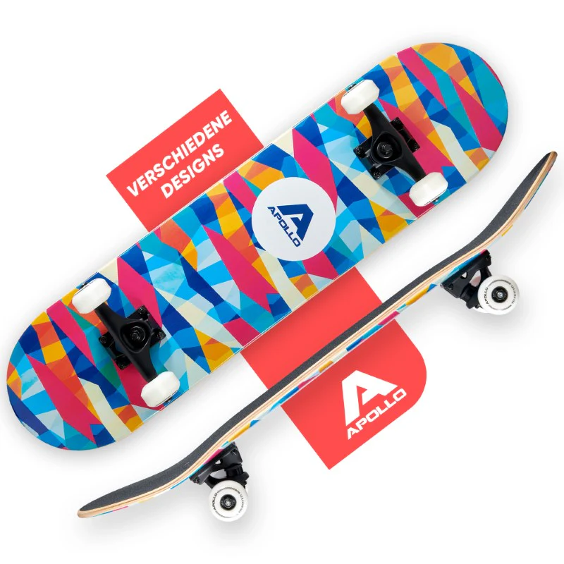 Skateboard - Mosaik - 7-lagiges Holz-Komplettboard mit ABEC 7 - Image 3