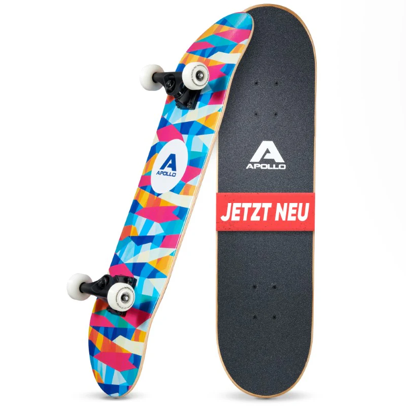 Skateboard - Mosaik - 7-lagiges Holz-Komplettboard mit ABEC 7 - Image 4