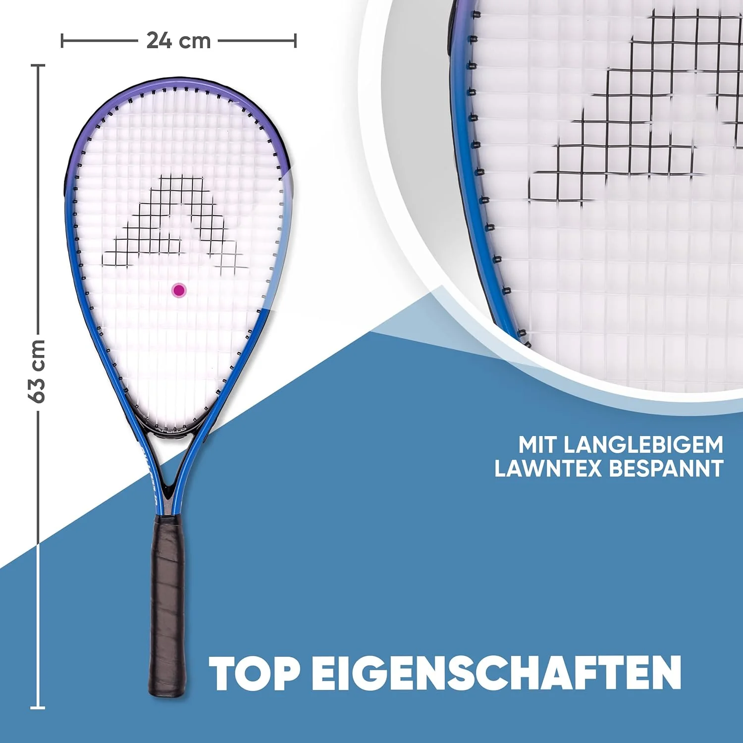 Speed Badminton Set - inkl. Tasche, 2x Schläger, Bälle - Image 11
