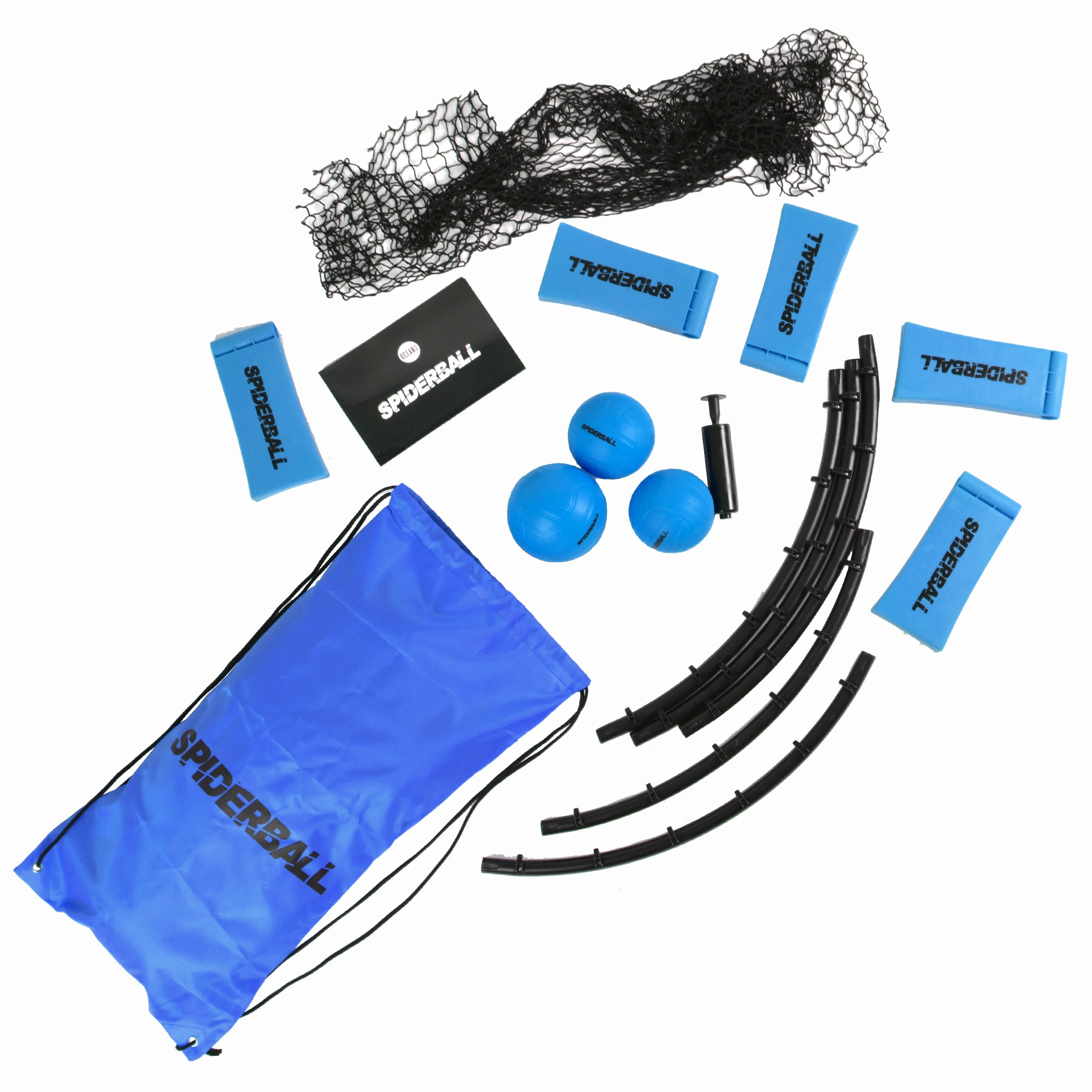 Spiderball Set, Ball-Spiel mit Netz, 3 Bällen und Tragetasche - Image 19