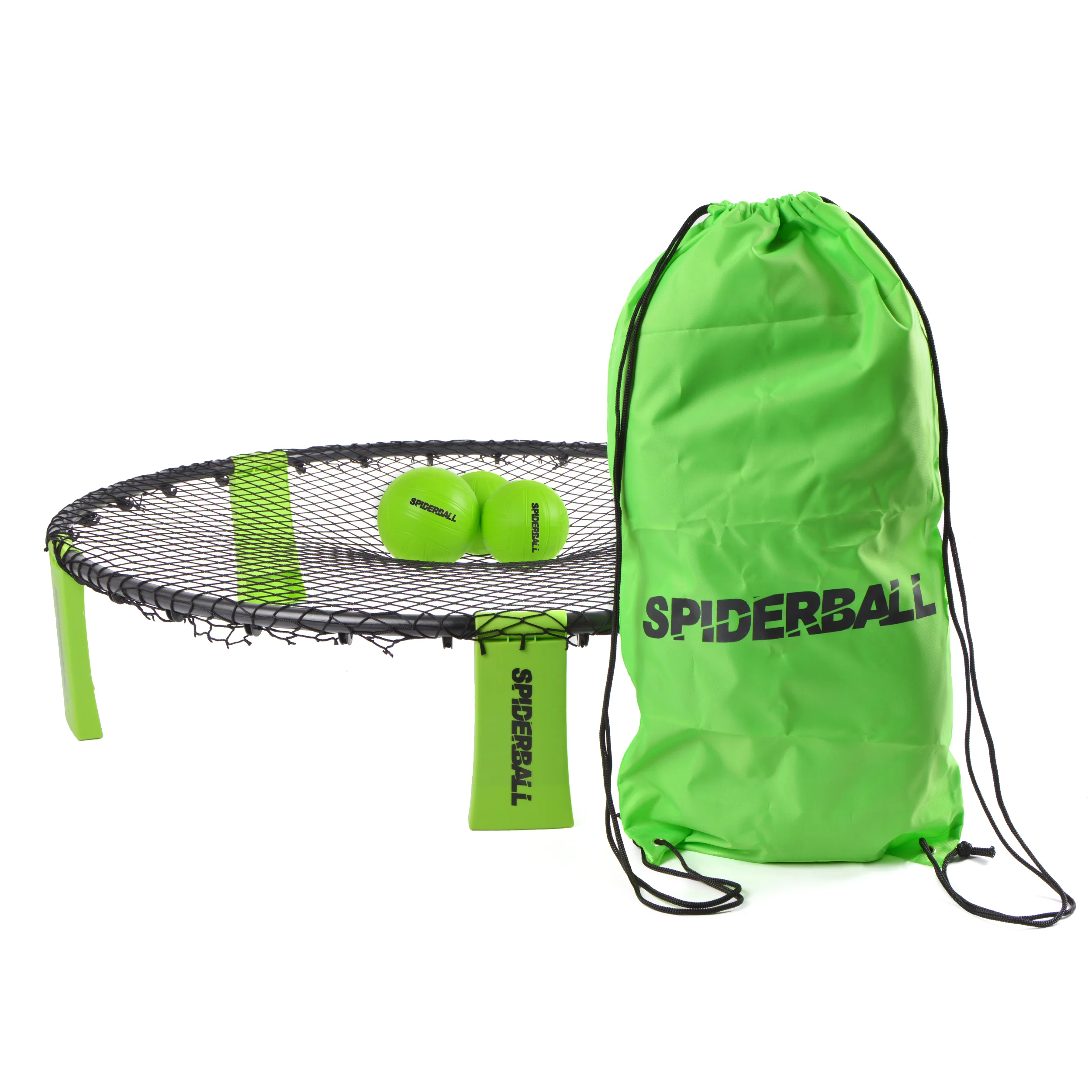 Spiderball Set, Ball-Spiel mit Netz, 3 Bällen und Tragetasche - Image 7