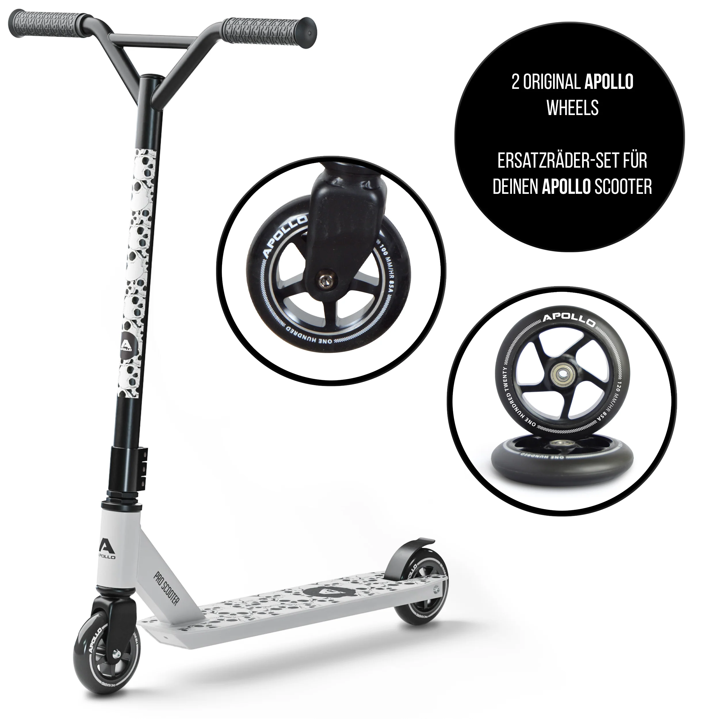 Stunt Scooter 120mm ALU Core Wheel Set - Image 5