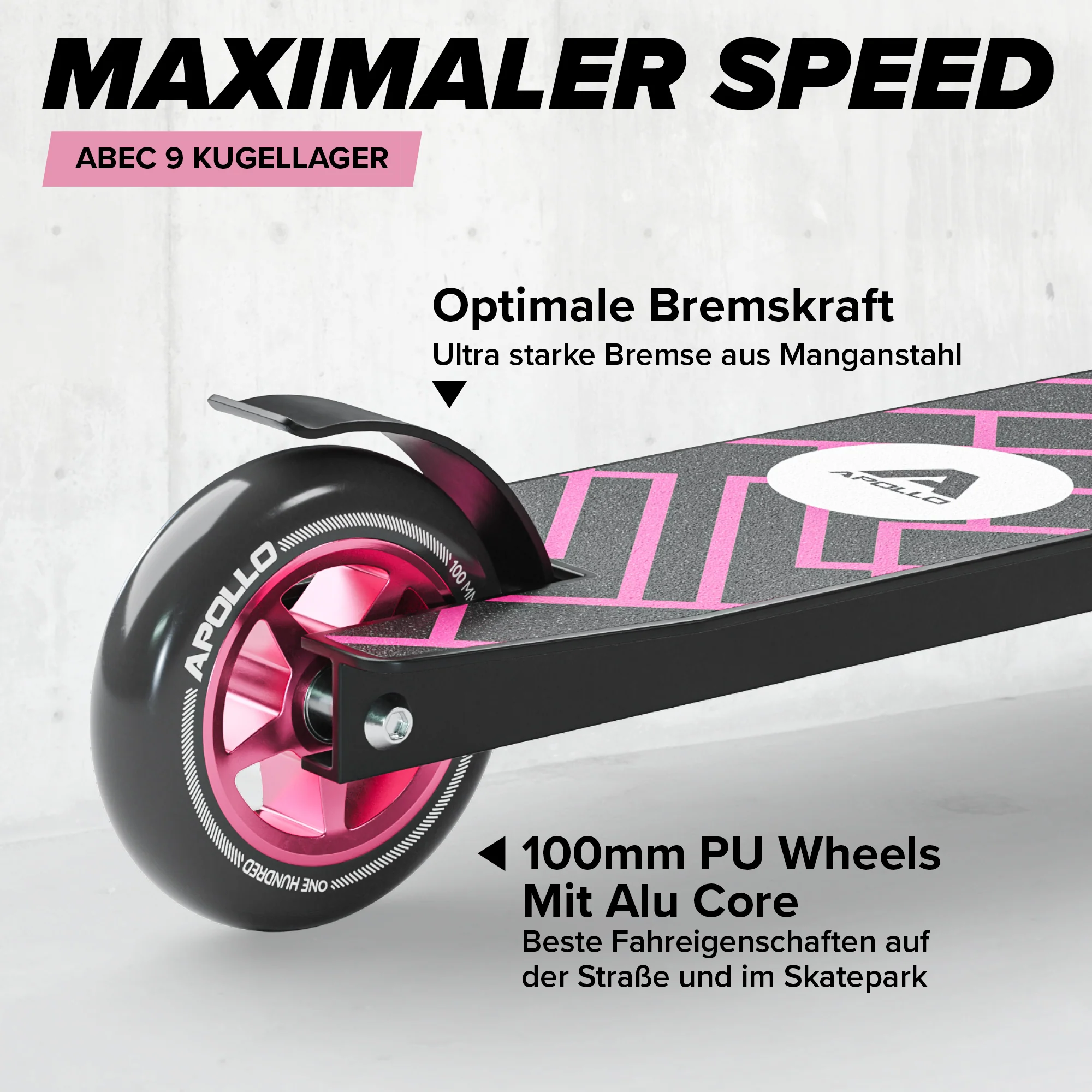 Stunt Scooter - Genius Pro Robuster Kinder Scooter mit ABEC 9 Kugellager - Image 36