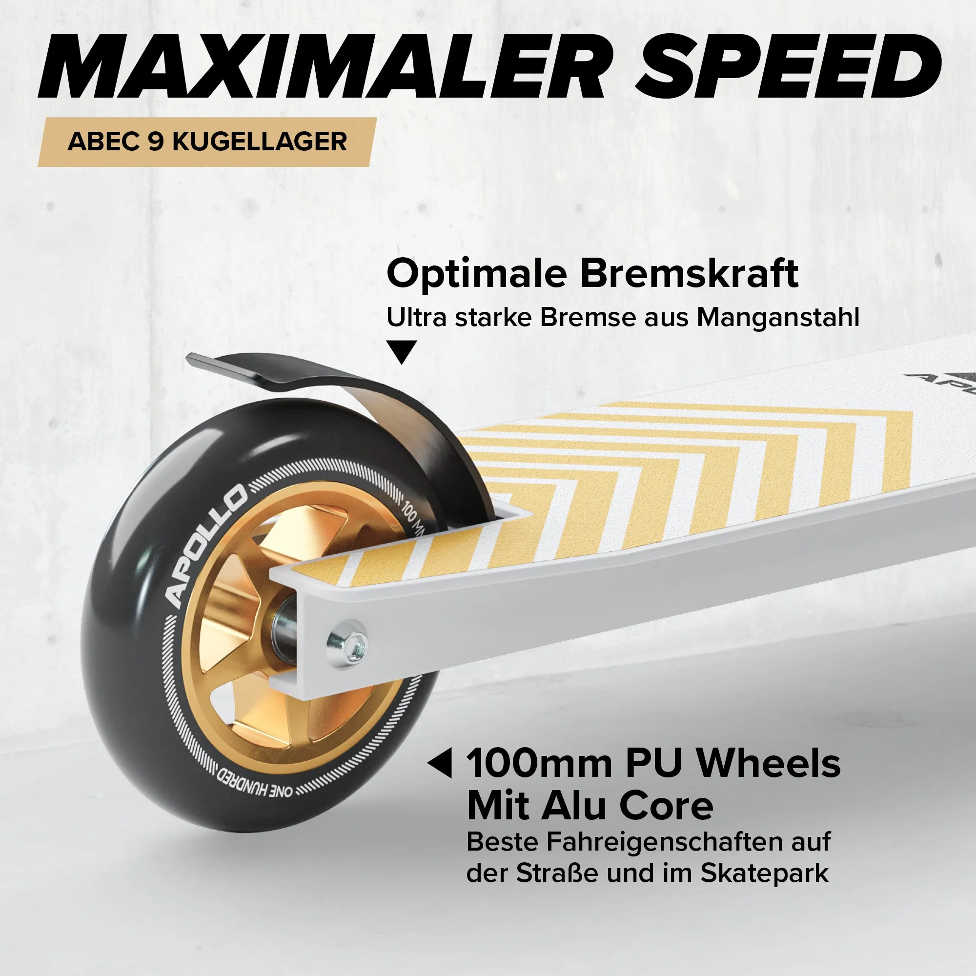 Stunt Scooter - Genius Pro Robuster Kinder Scooter mit ABEC 9 Kugellager - Image 48