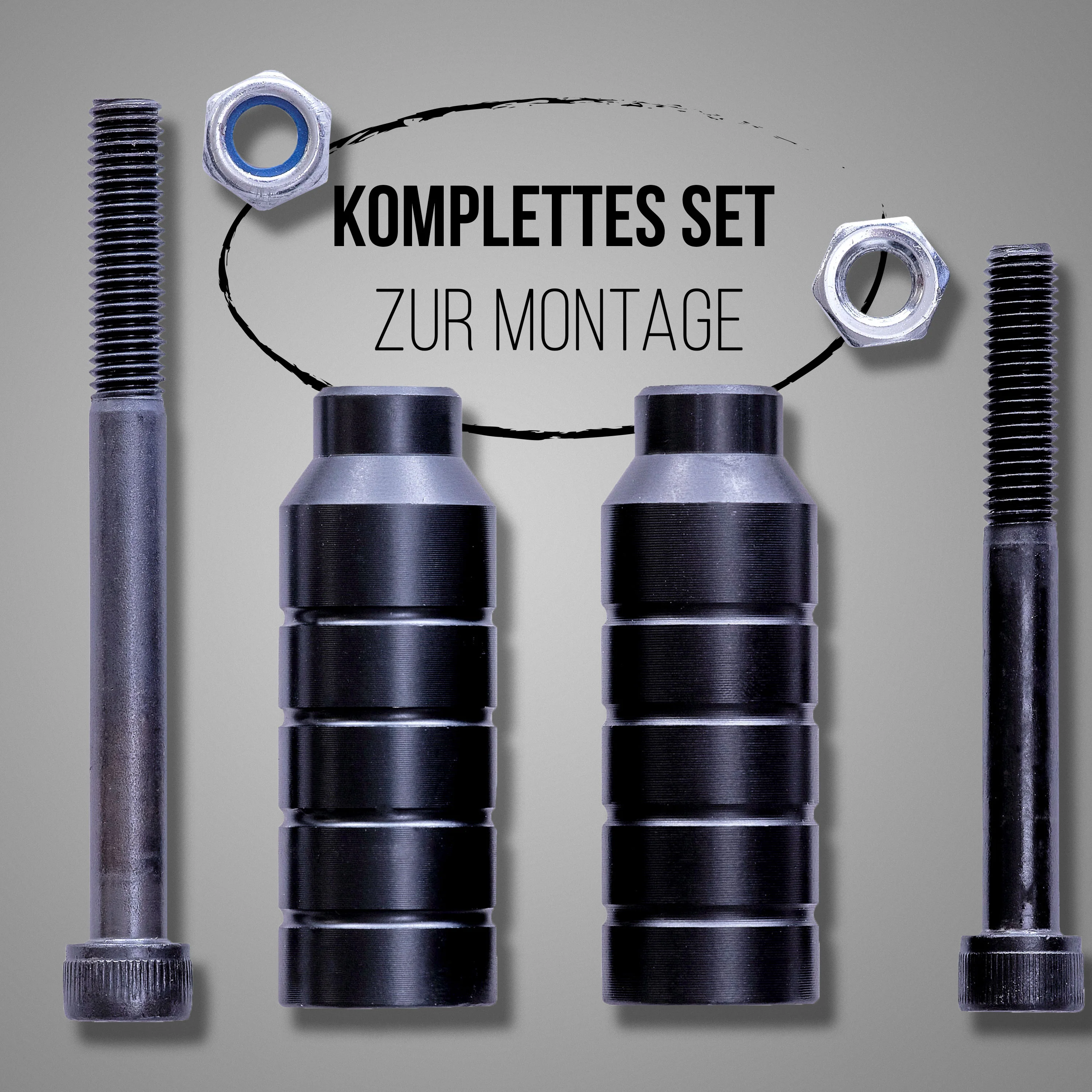 Apollo Stuntscooter Pegs 13,5 x 2 cm, professionelle Anti-Rutsch Stifte aus Stahl - Image 2