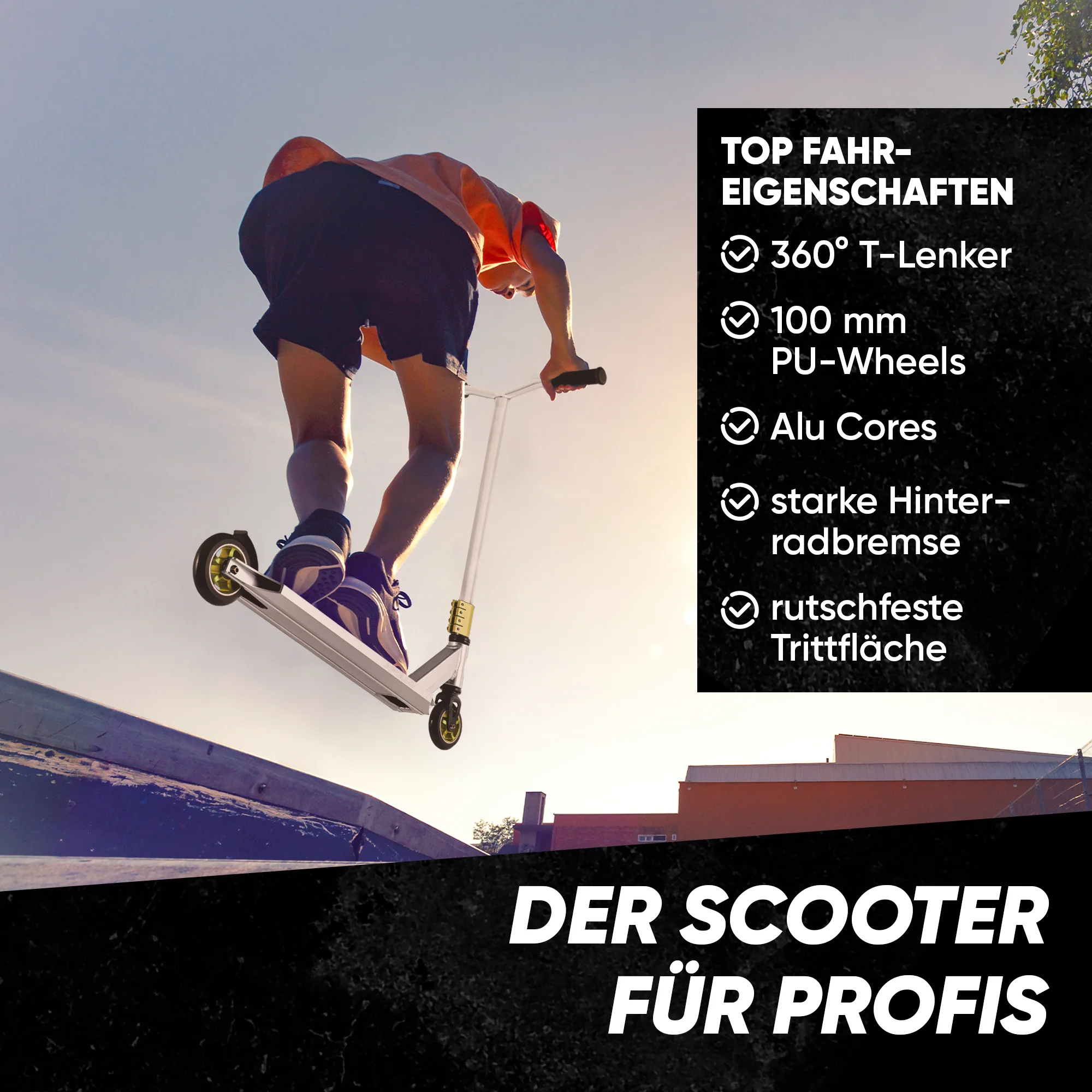 Stunt Scooter - Star Pro - HighQuality eloxierter Profi Stunt Scooter - Image 39