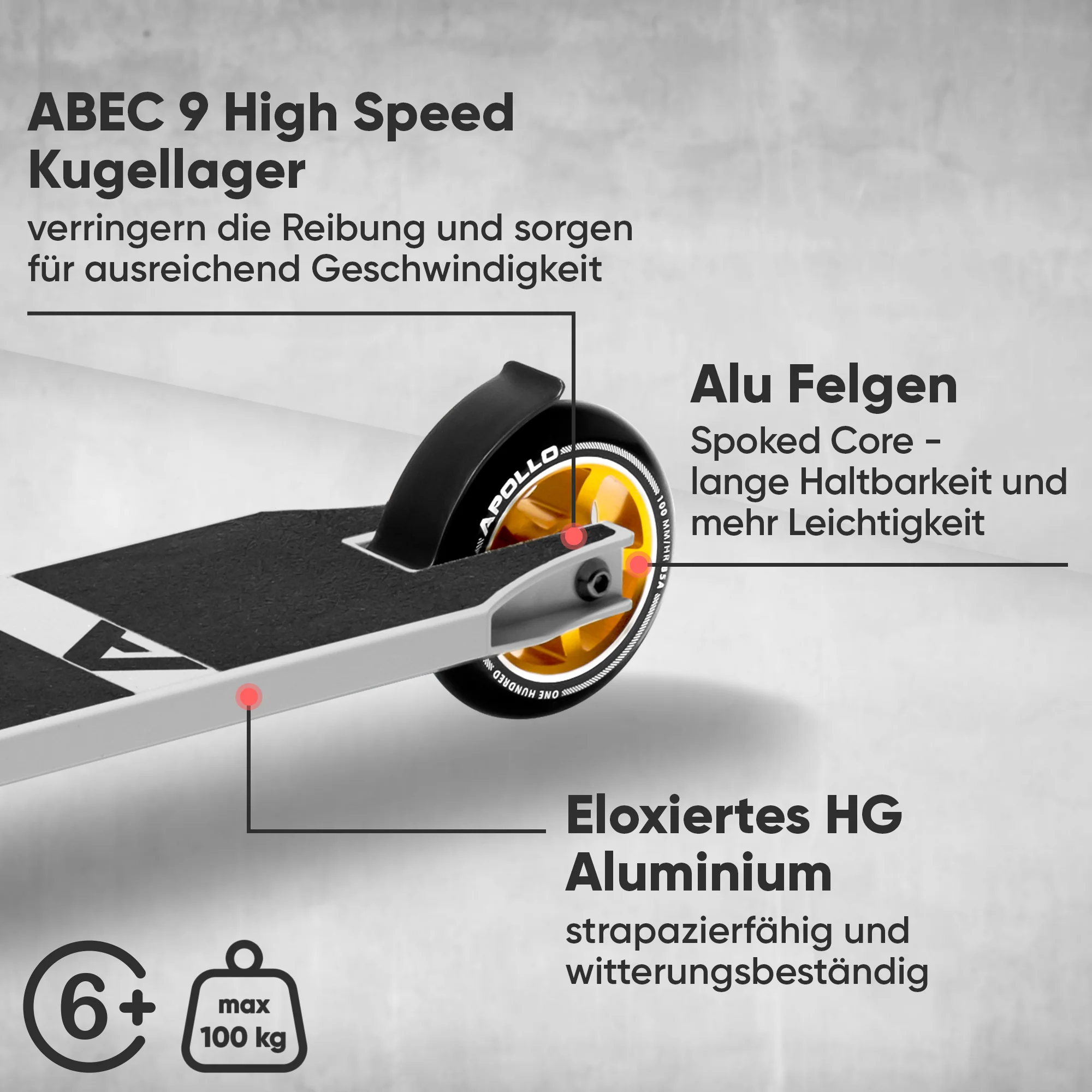 Stunt Scooter - Star Pro - HighQuality eloxierter Profi Stunt Scooter - Image 41