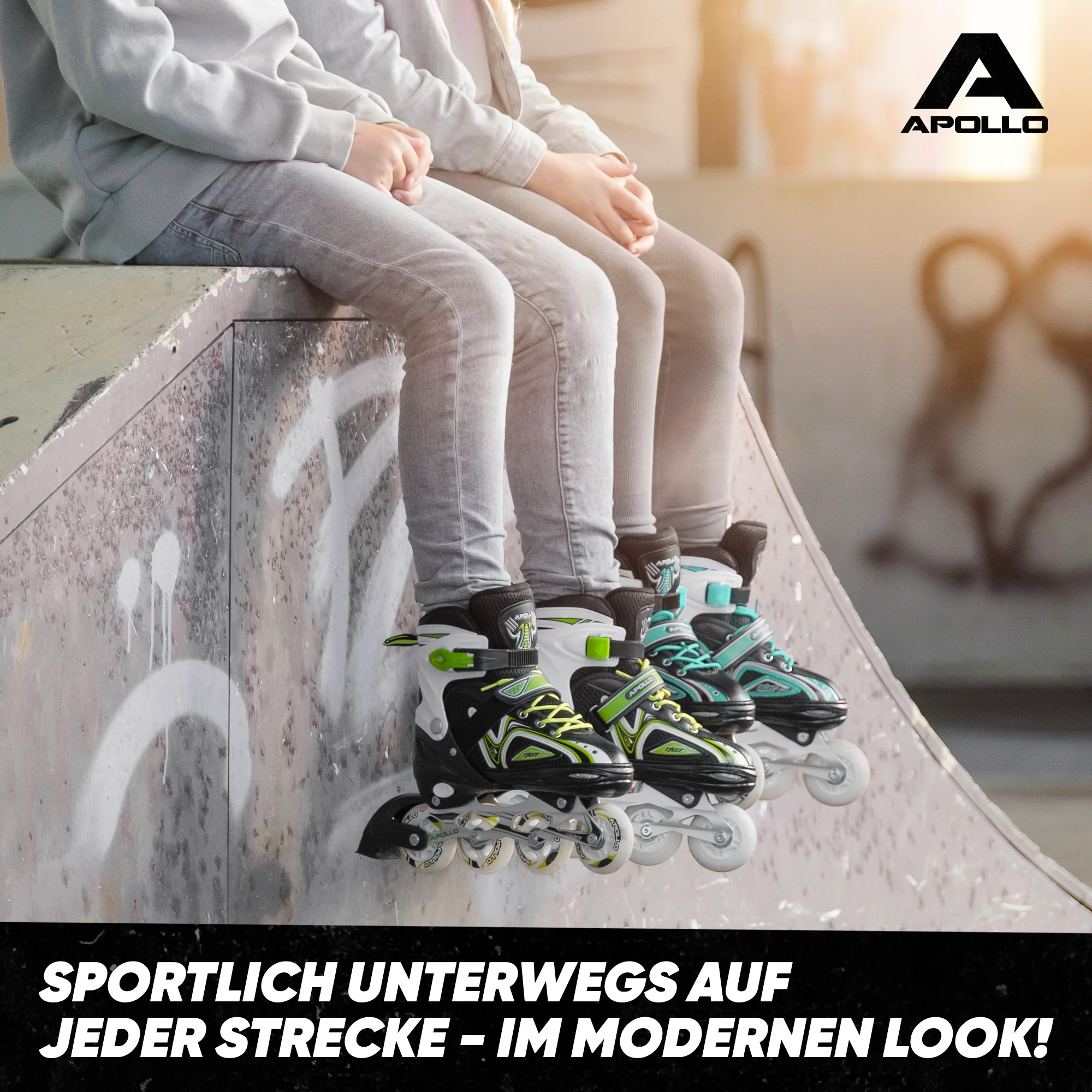 Super Blade größenverstellbare Inlineskates - Türkis - Image 6