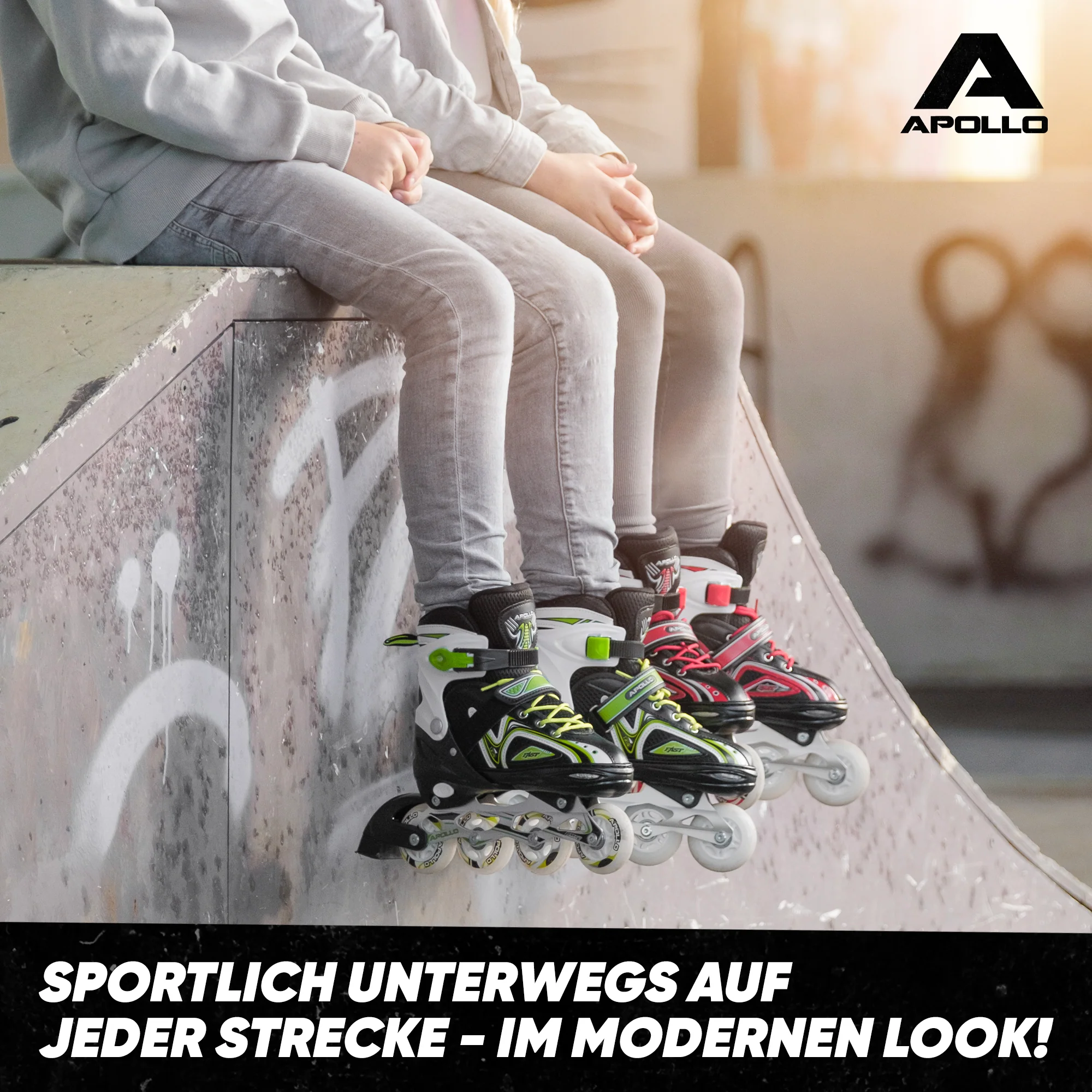 Super Blade größenverstellbare Inlineskates - Grün - Image 5