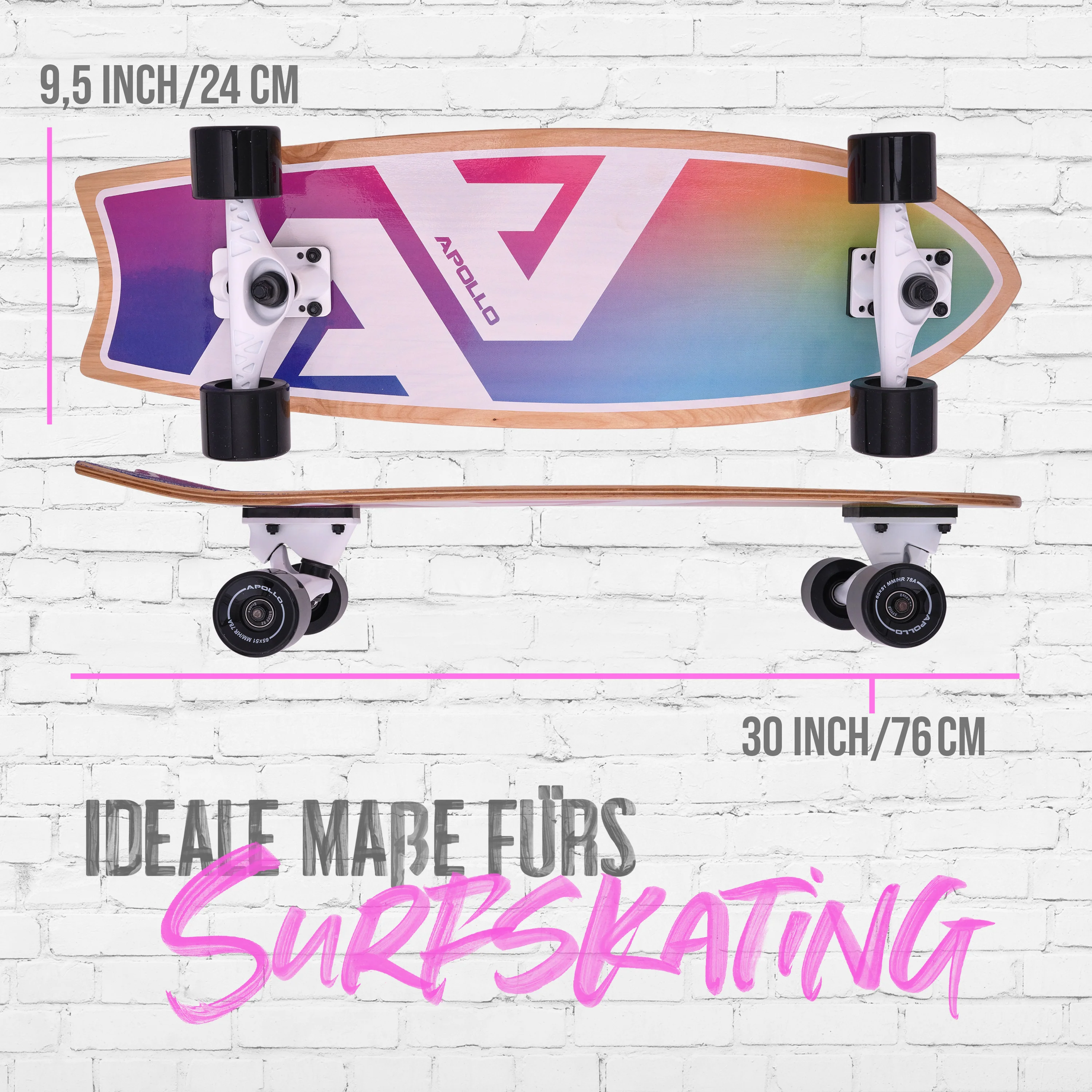 Surf Style Board - Apollo Rainbow - Image 2